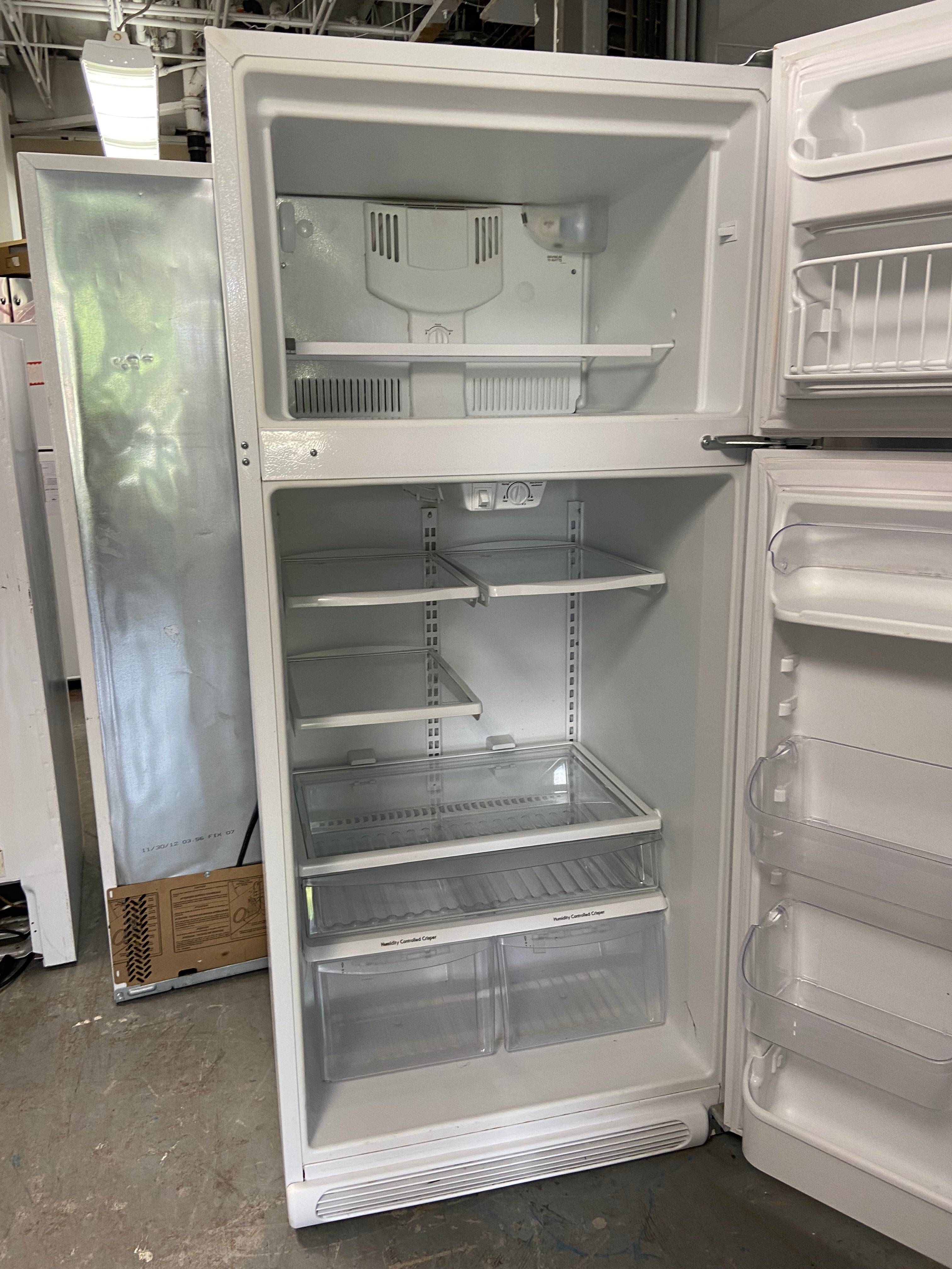 White 30” Kenmore 970R421221 Fridge (Used)