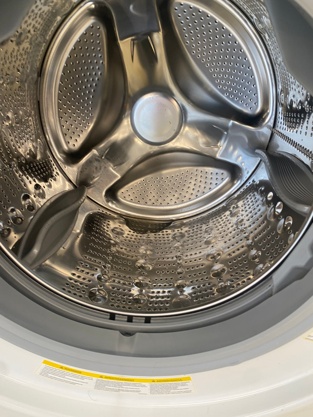 27” LG front load washer, White "Refurbished"