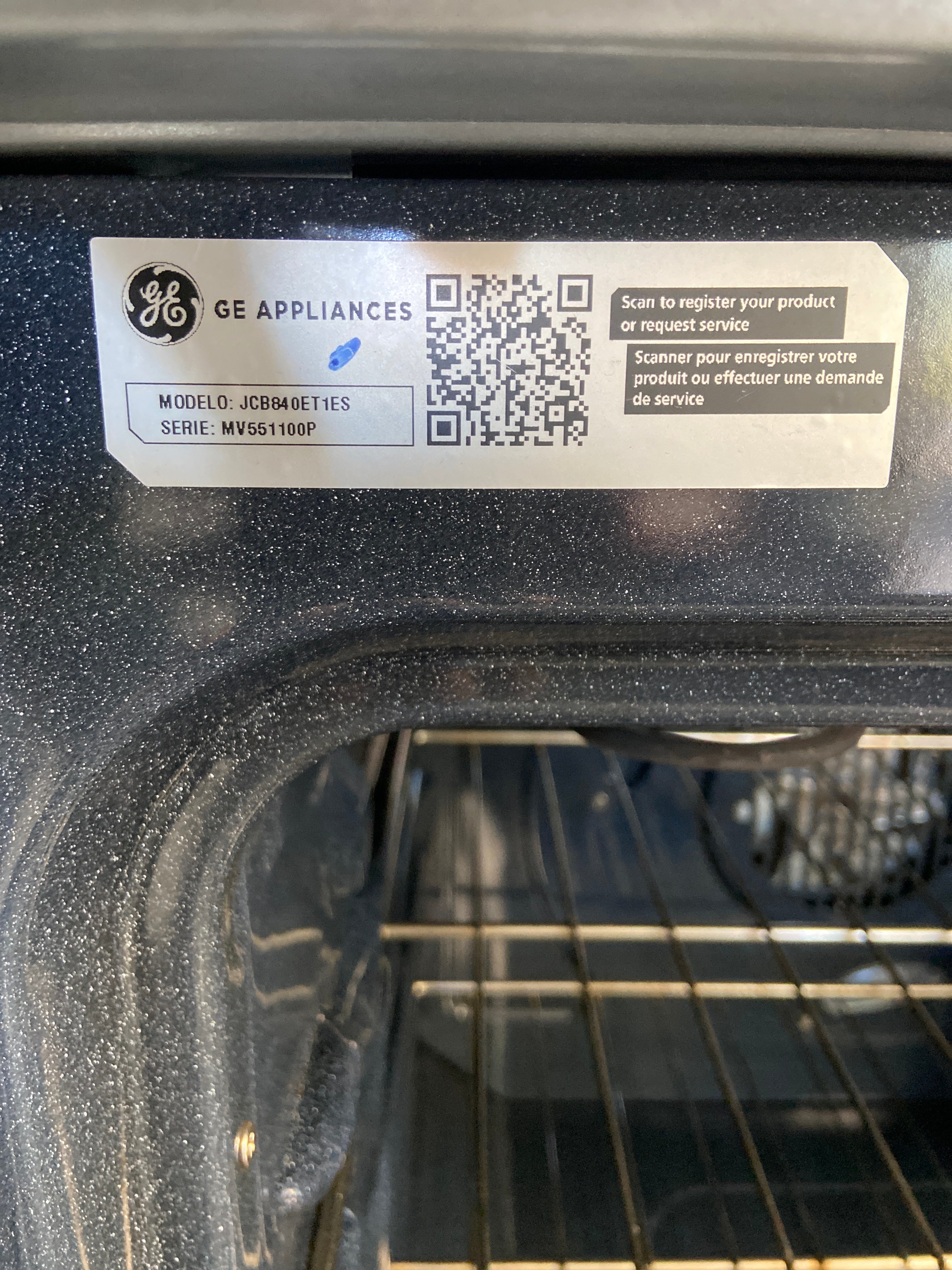 GE 30" Electric Slide-In Front Control Range with Storage Drawer Stainless Steel - JCB840ET1ES