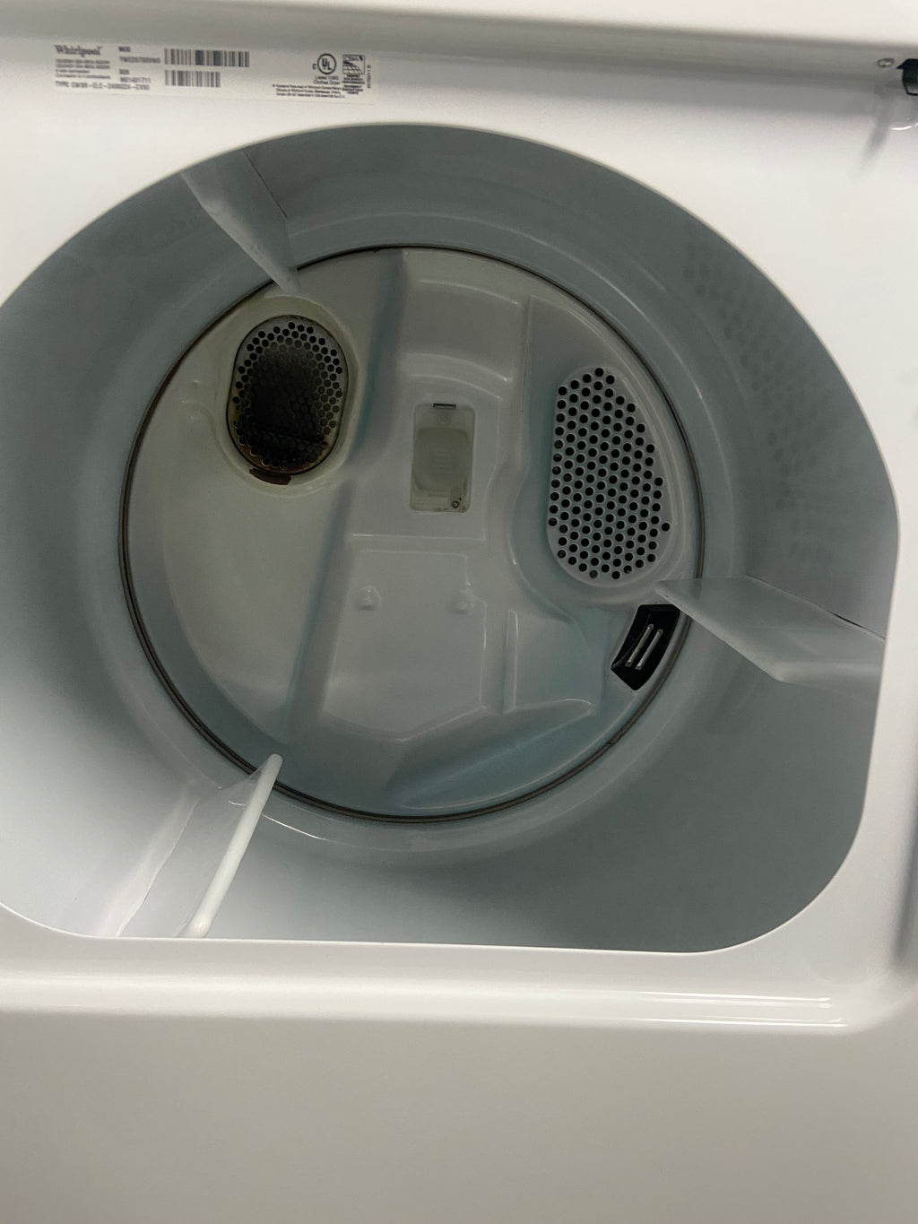 White 27” Whirlpool YWED5700VW0 Dryer (Refurbished)