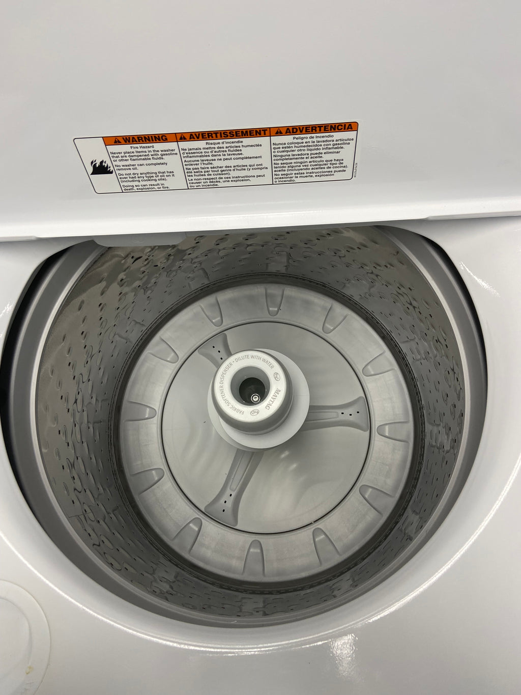 Maytag MVW4505MW1 Top Load Washer, 28 inch Width, 5.2 cu. ft. Washer Capacity, 770 RPM Washer Spin Speed, 11 Wash Cycles, 5 Temperature Settings, White colour Contains Agitator