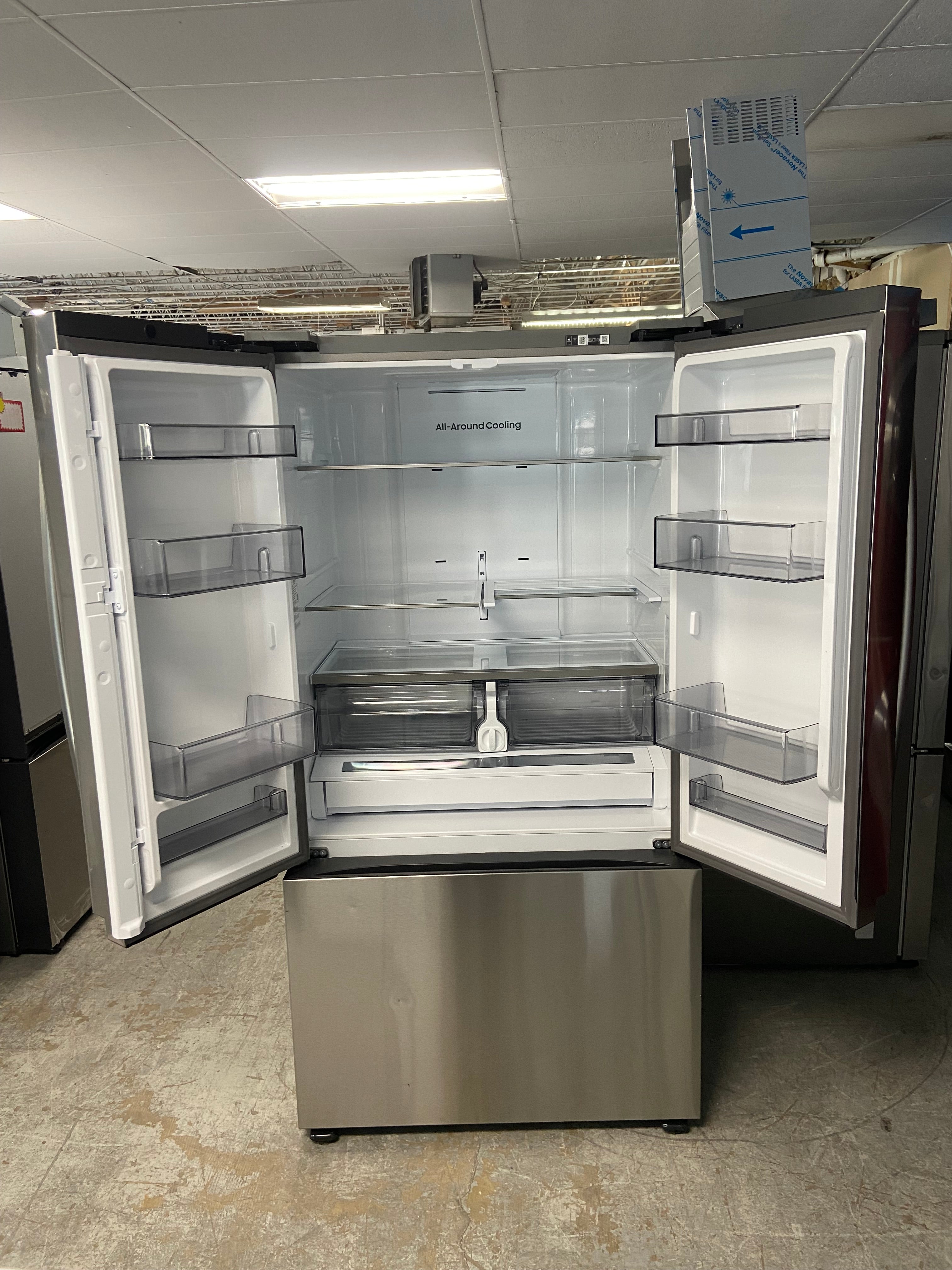 RF27CG5100SR 36 inch Stainless steel Samsung fridge counter depth with ice dispenser