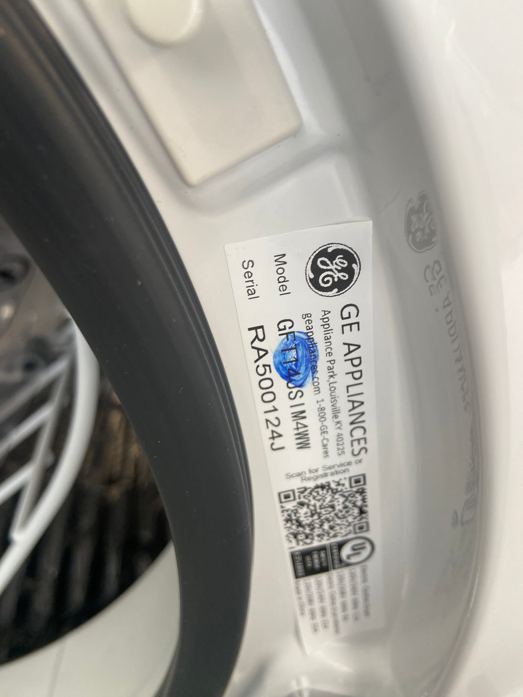 GE 24” Washer and dryer Stackable.