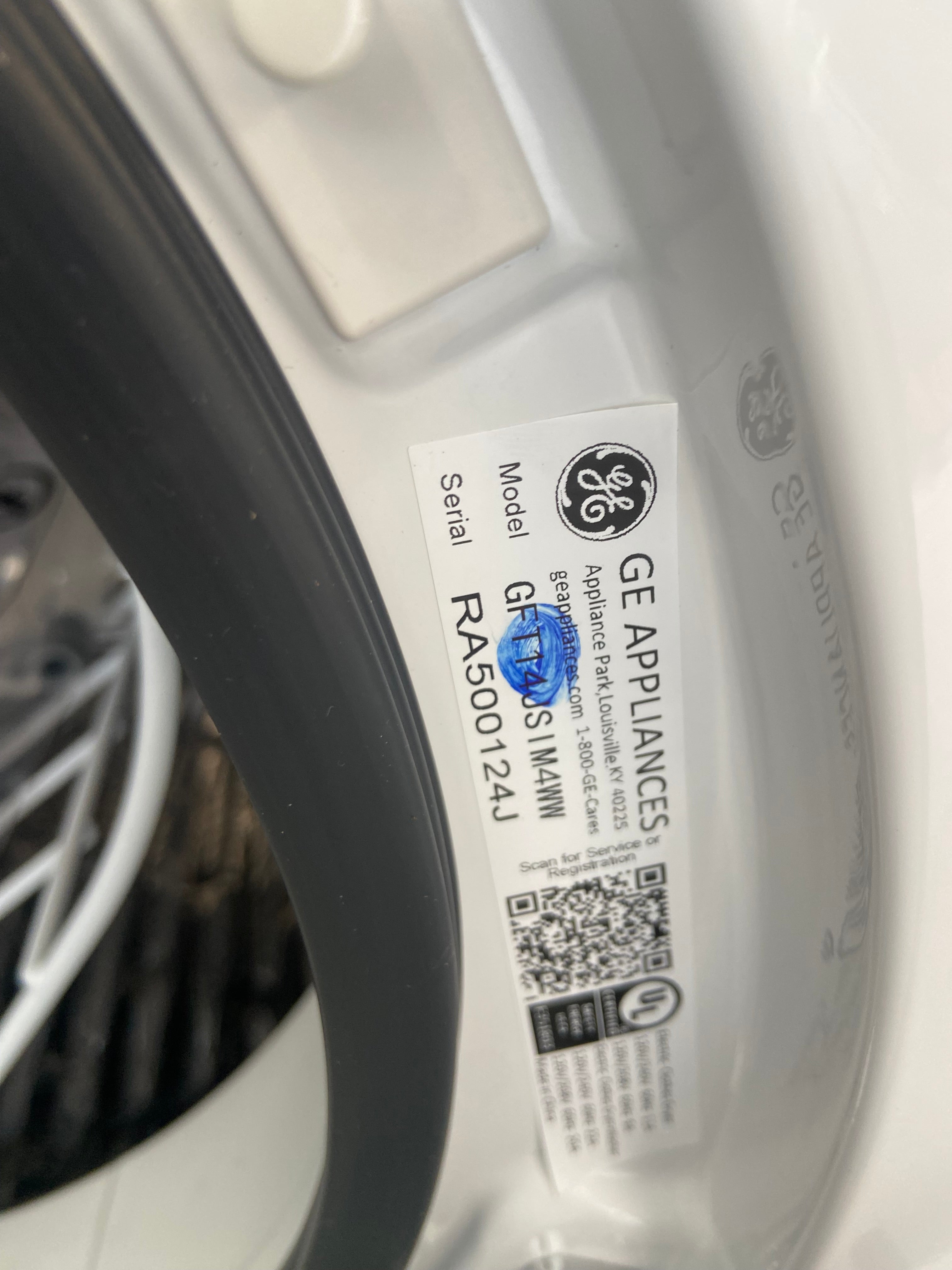 GE 24” Washer and dryer Stackable.