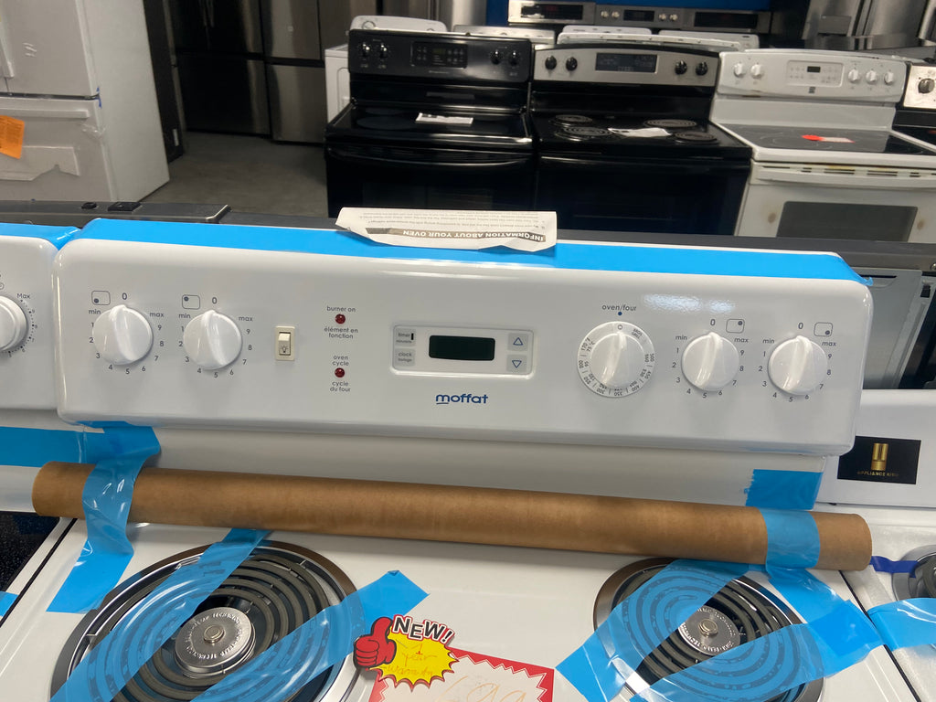 Moffat 30" Electric Freestanding Coil Top Range White - MCBS525DN2WW
