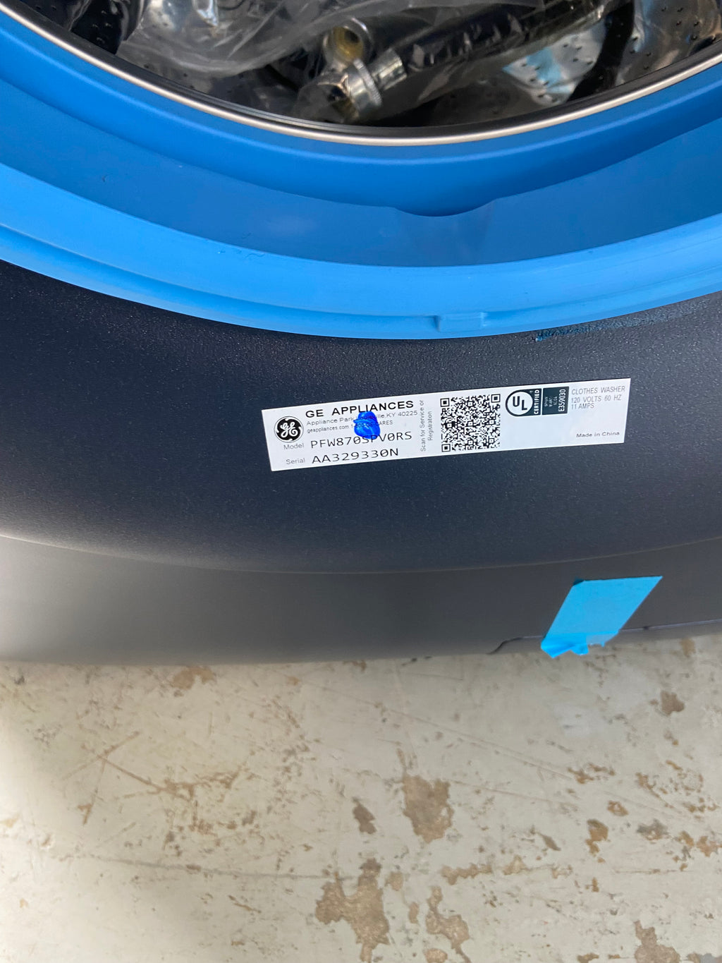 GE Profile PFW870SPV0RS Front Load Washer, 28 inch Width, 6.1 cu. ft. GE Profile PFD87ESMV0RS Electric Dryer, 7.8 cu. ft. Dryer Capacity, 12 Dry Cycles