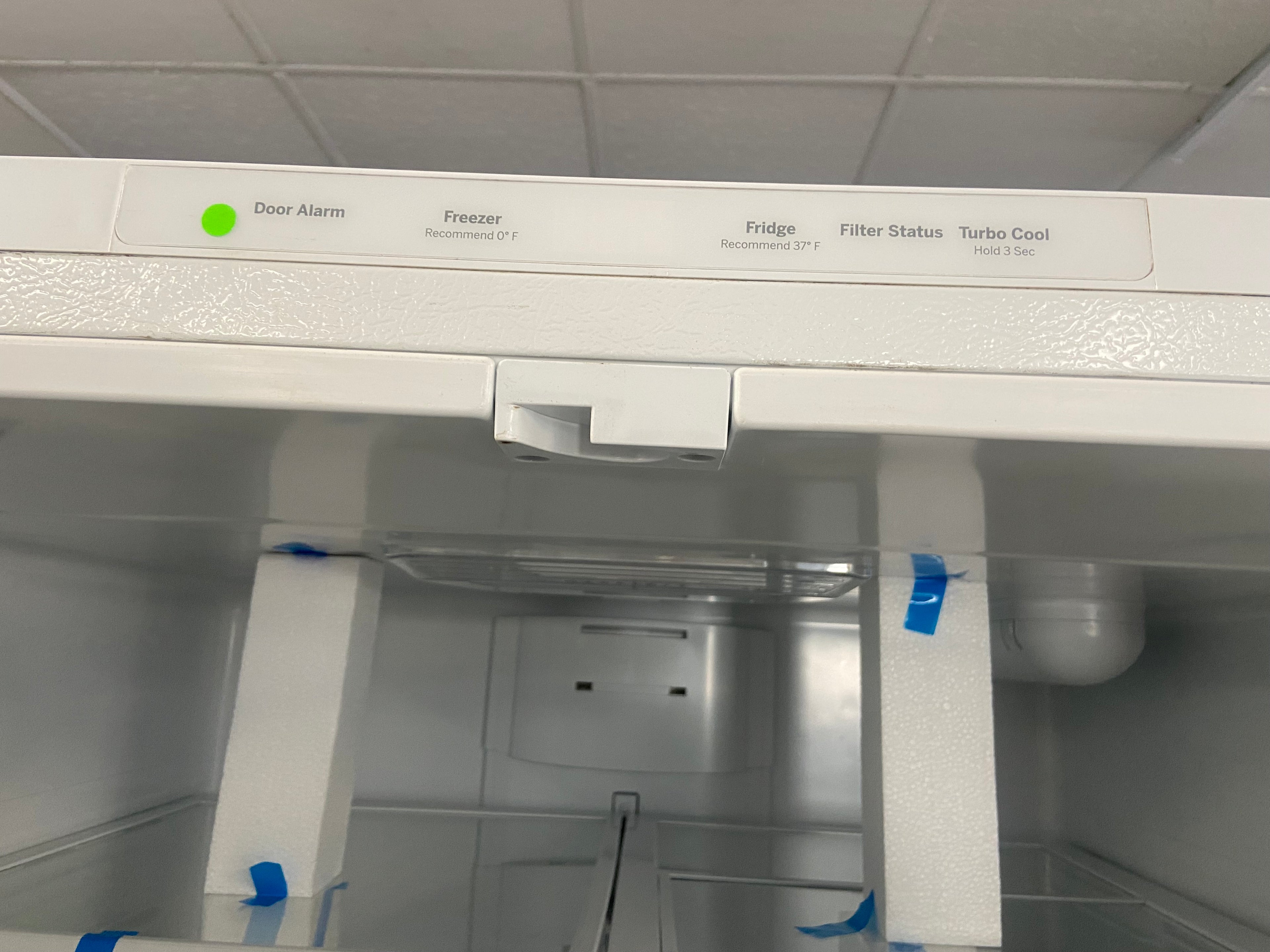 White Brand New GE fridge