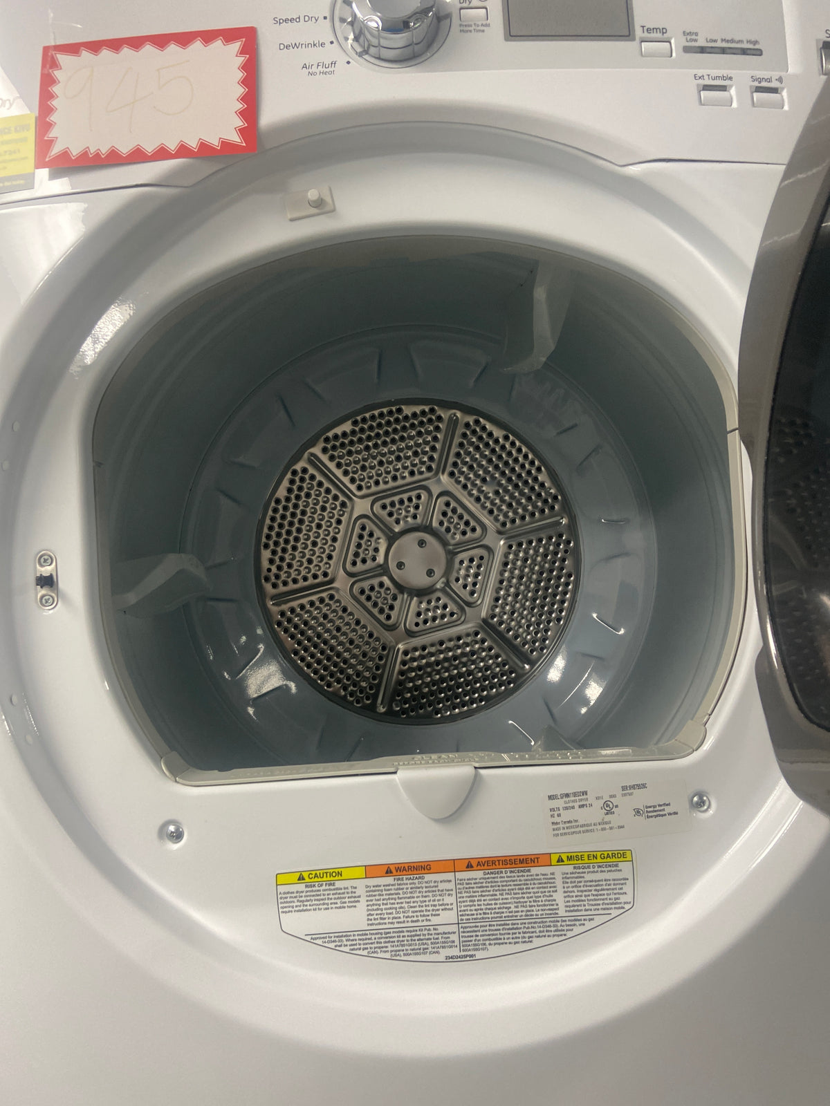 GE washer and dryer set, GFW400SCKØWW / GFMN110ED2WW, “Refurbished”, 3Months warranty