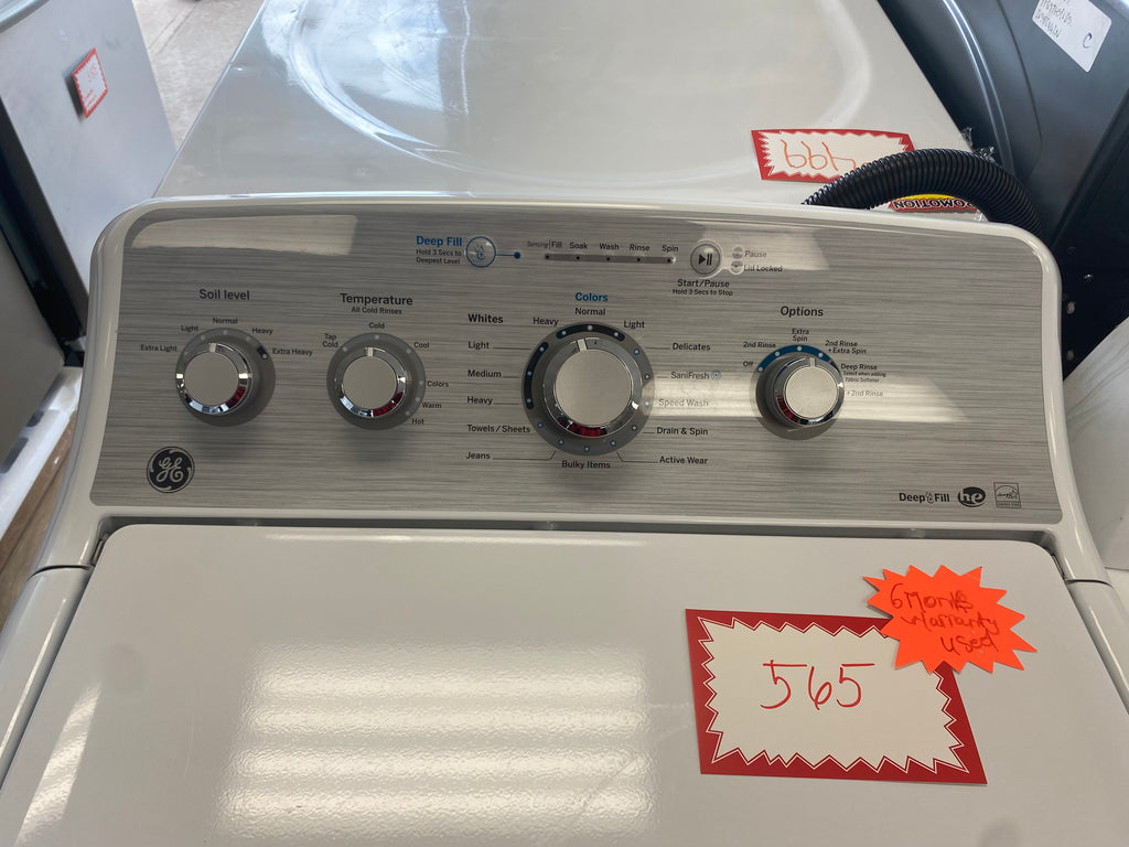 GE 27” washer, Top Load "Refurbished"
