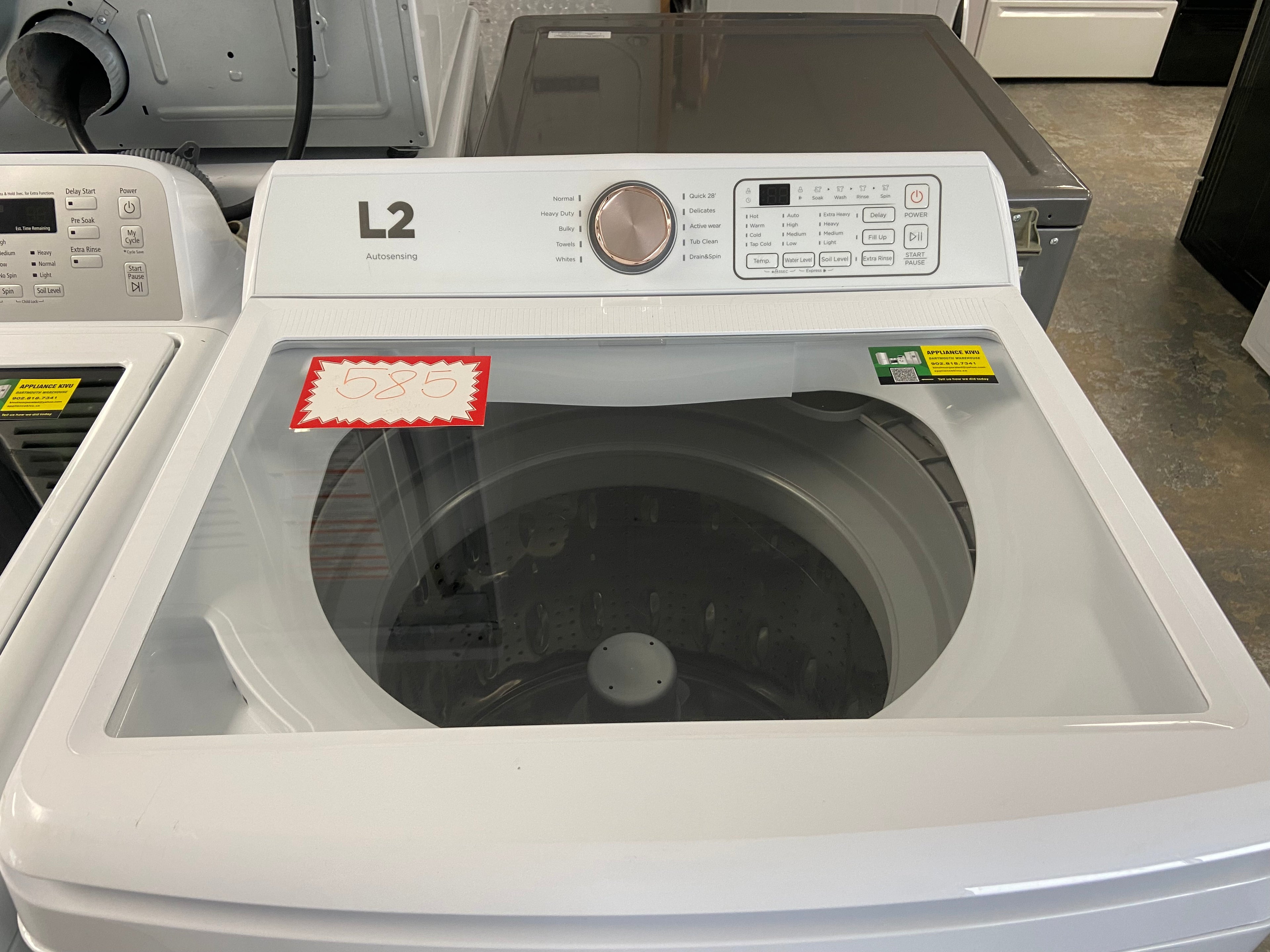 White L2 27” Washer LT52N1BWWC with Warranty