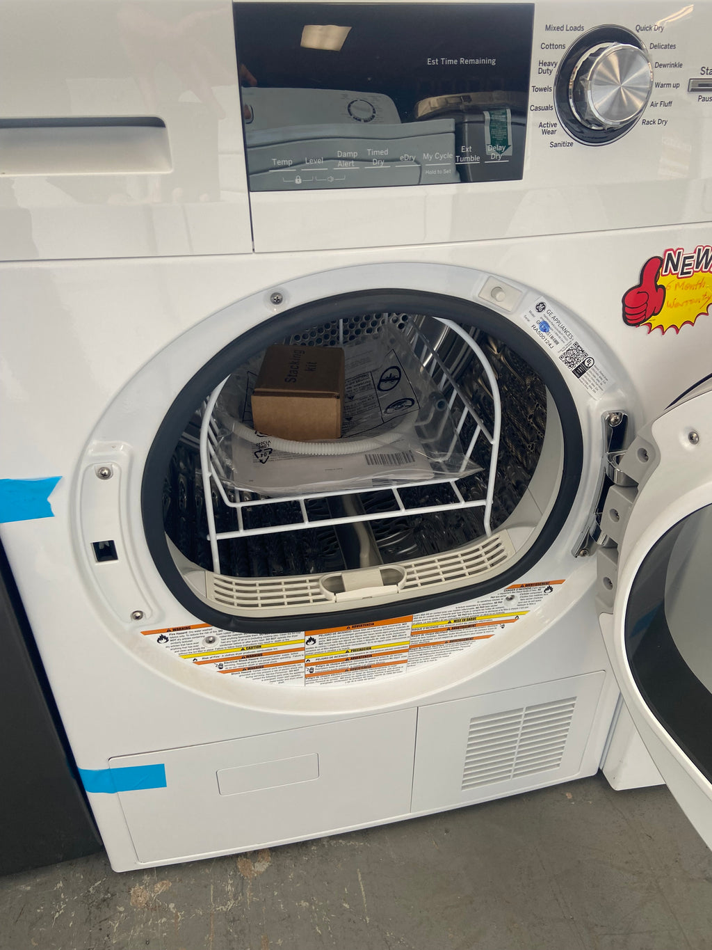 GE 24” Washer and dryer Stackable.