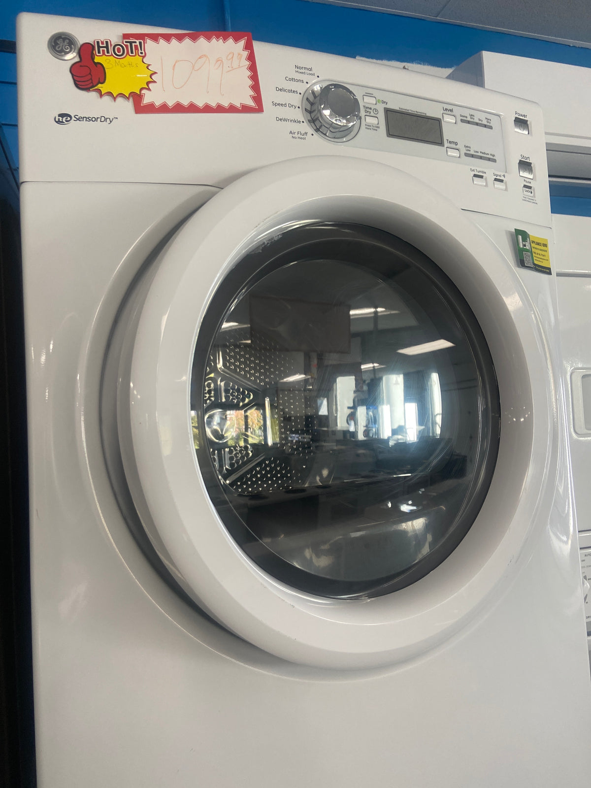 GE washer and dryer set, GFWN1100DOWW / GFMN110ED2WW, “Refurbished”, 3 Months warranty