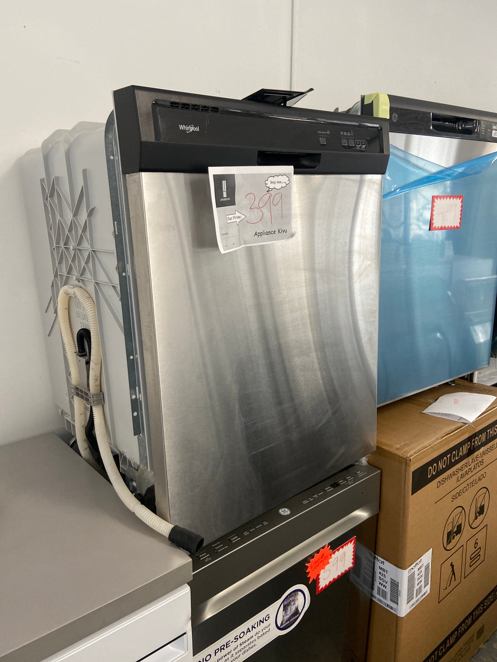 Whirlpool 24" Built-In Dishwasher - Stainless Steel (WDF330PAHS)