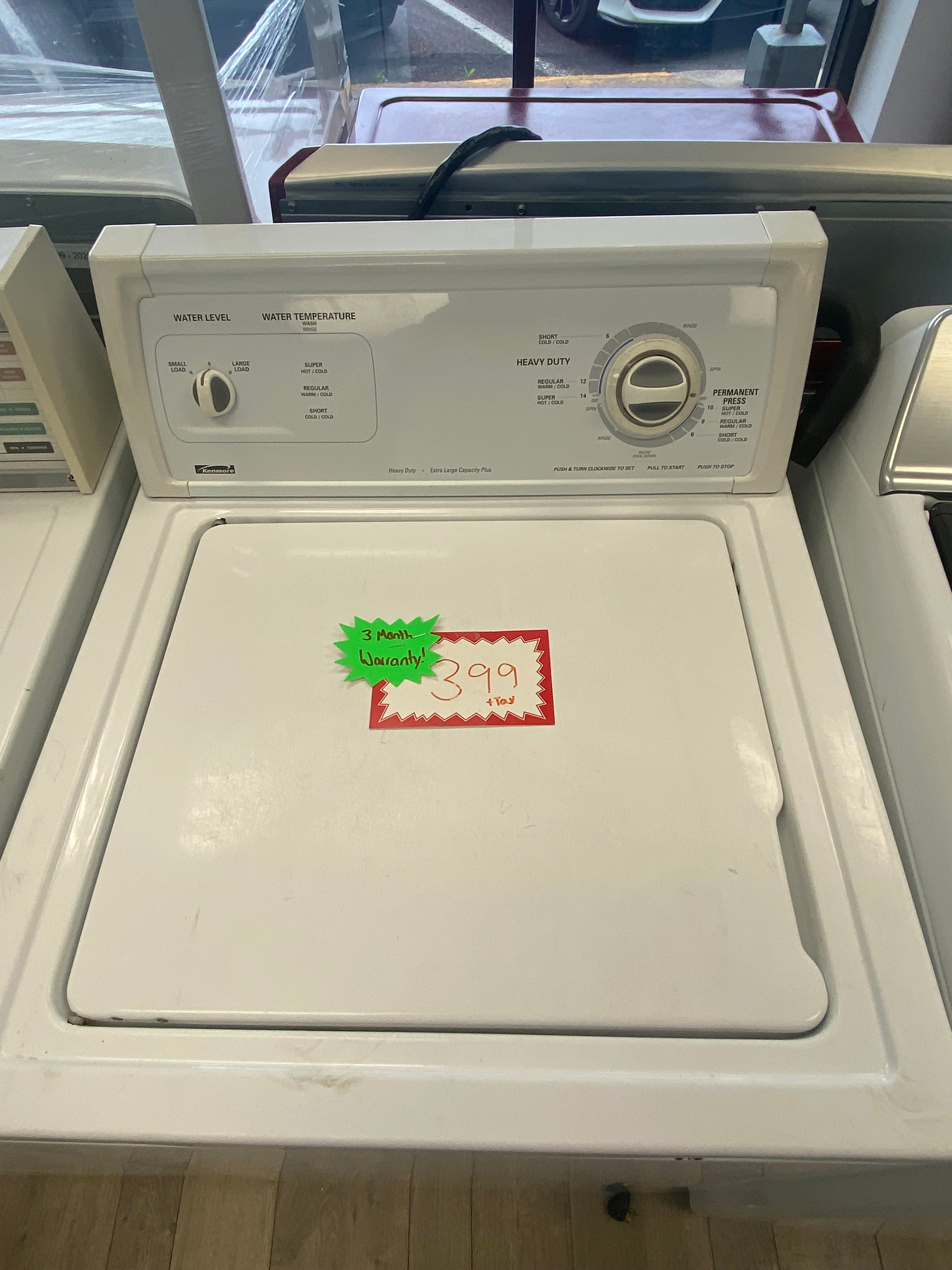 Kenmore top load washer