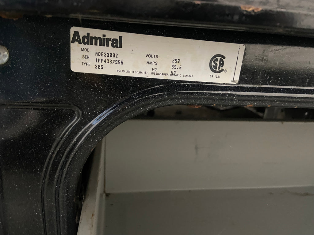 30” Admiral ADE33002 Coil Top Stove (Refurbished)