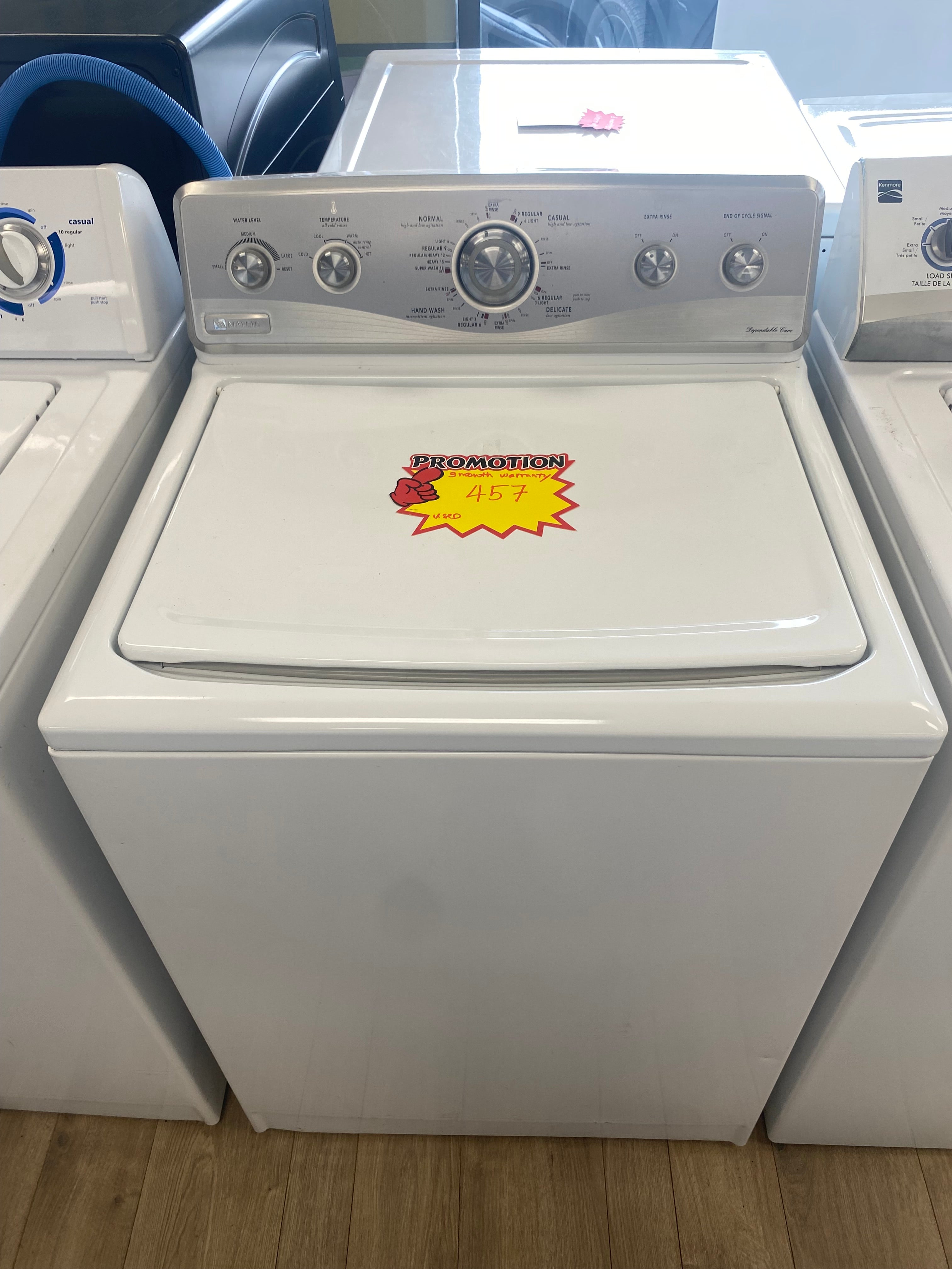 Kenmore top load washer , white "Refurbished"