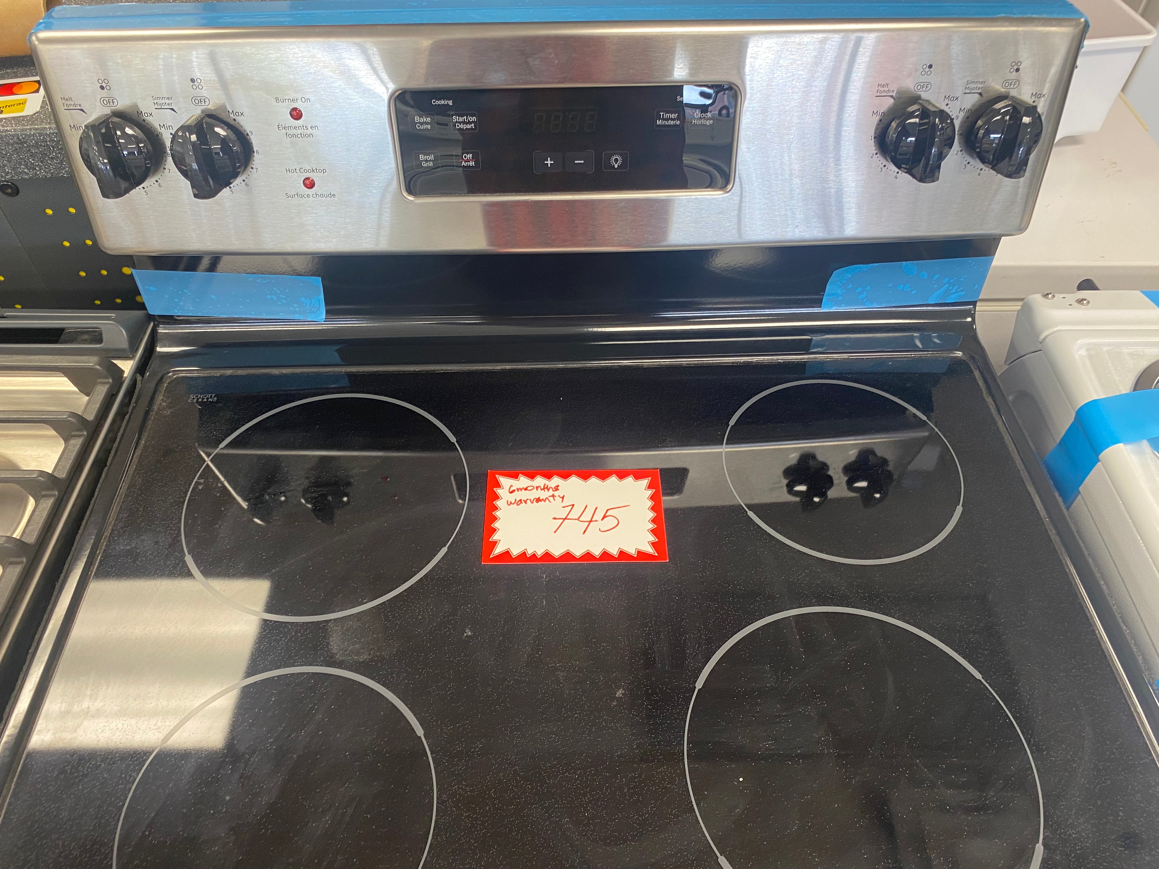GE stainless steel stove "Brand New"