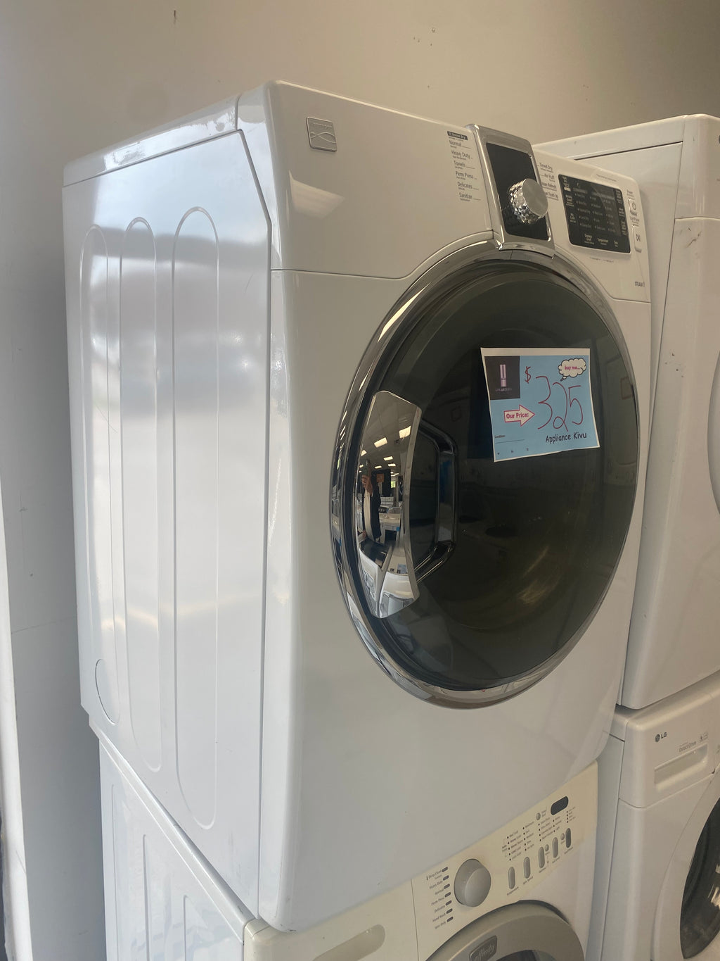Kenmore stackable dryer, "Refurbished" large capacity