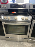 LG 30" Electric Freestanding Range with Storage Drawer Stainless Steel - LRE4211ST
