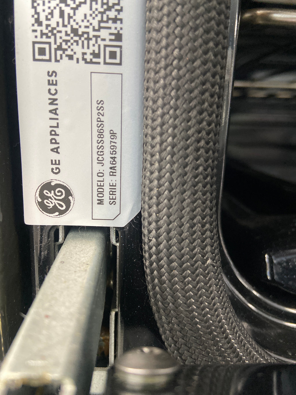 GE stainless slide in gas/propane double oven stove, JCGSS86SP2SS, “Open Box”, 6 Months Warranty