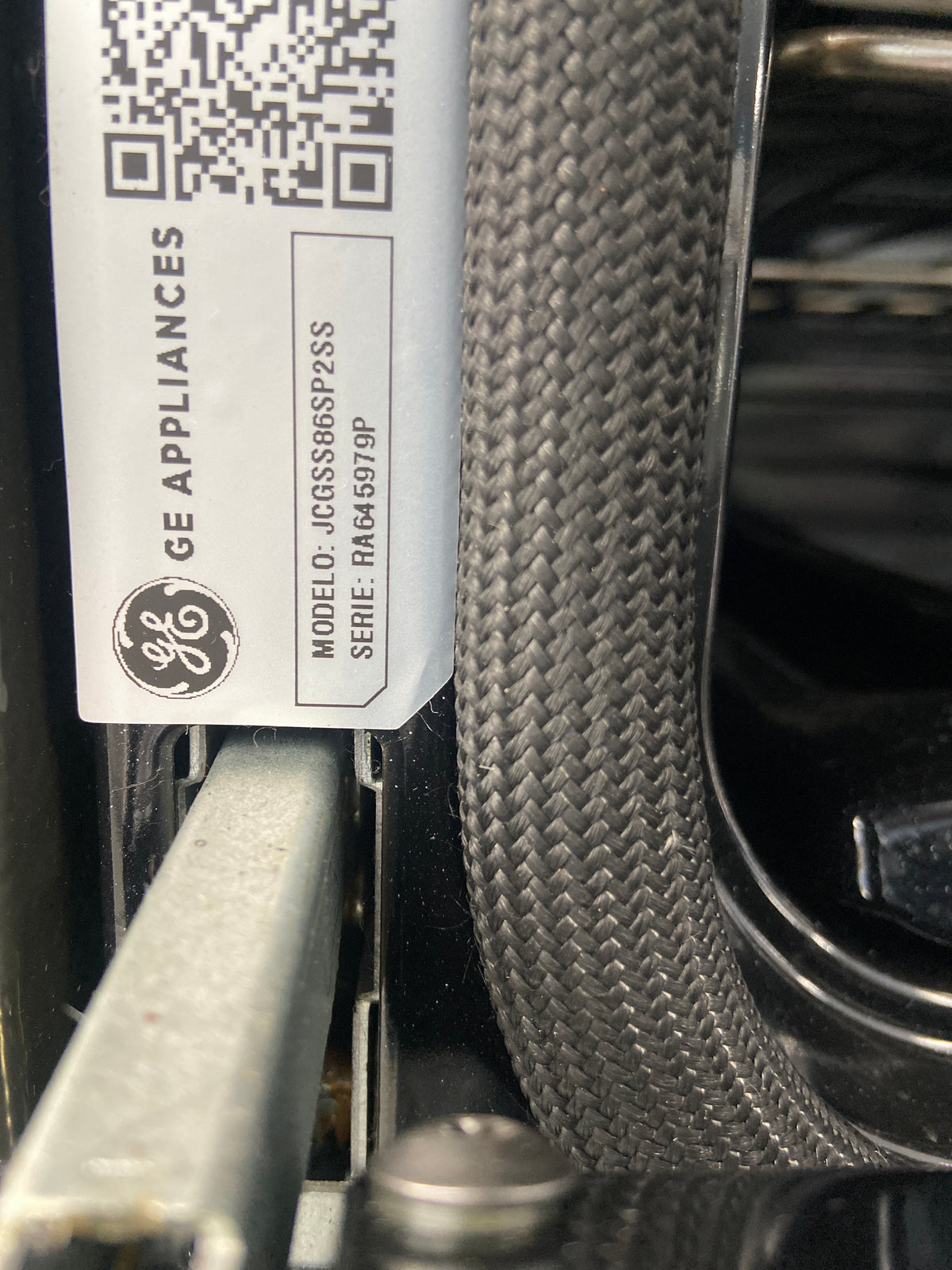 GE stainless slide in gas/propane double oven stove, JCGSS86SP2SS, “Open Box”, 6 Months Warranty
