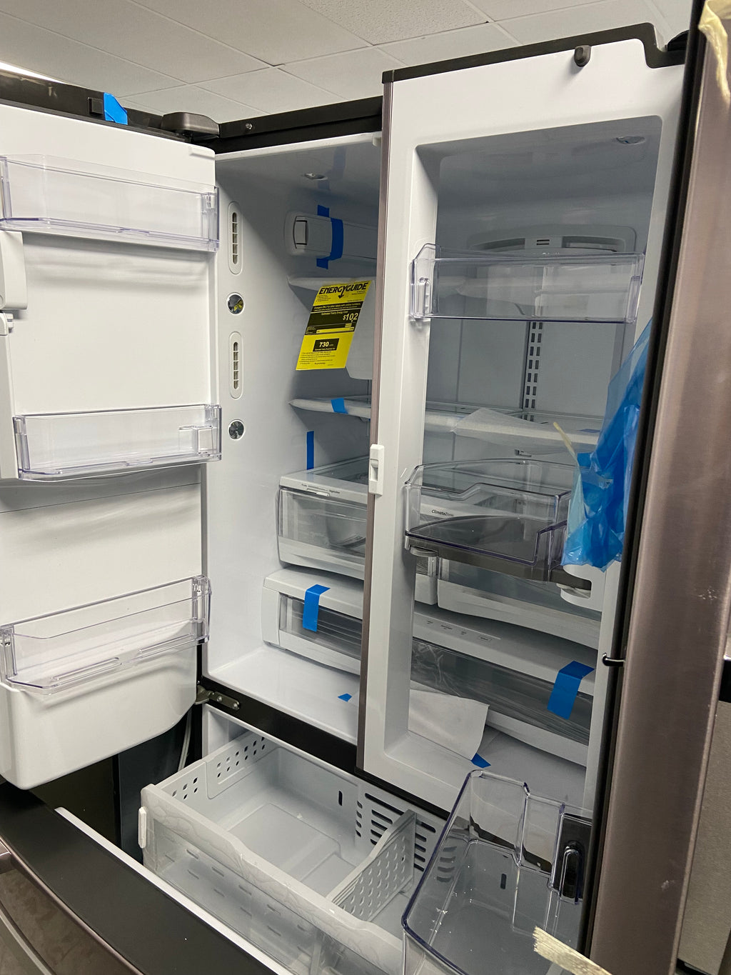 GE Brand New Stainless Fridge with Water dispenser