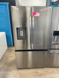 French door Counter depth 36” Samsung Stainless Fridge with water and ice dispenser “scratch and dent”