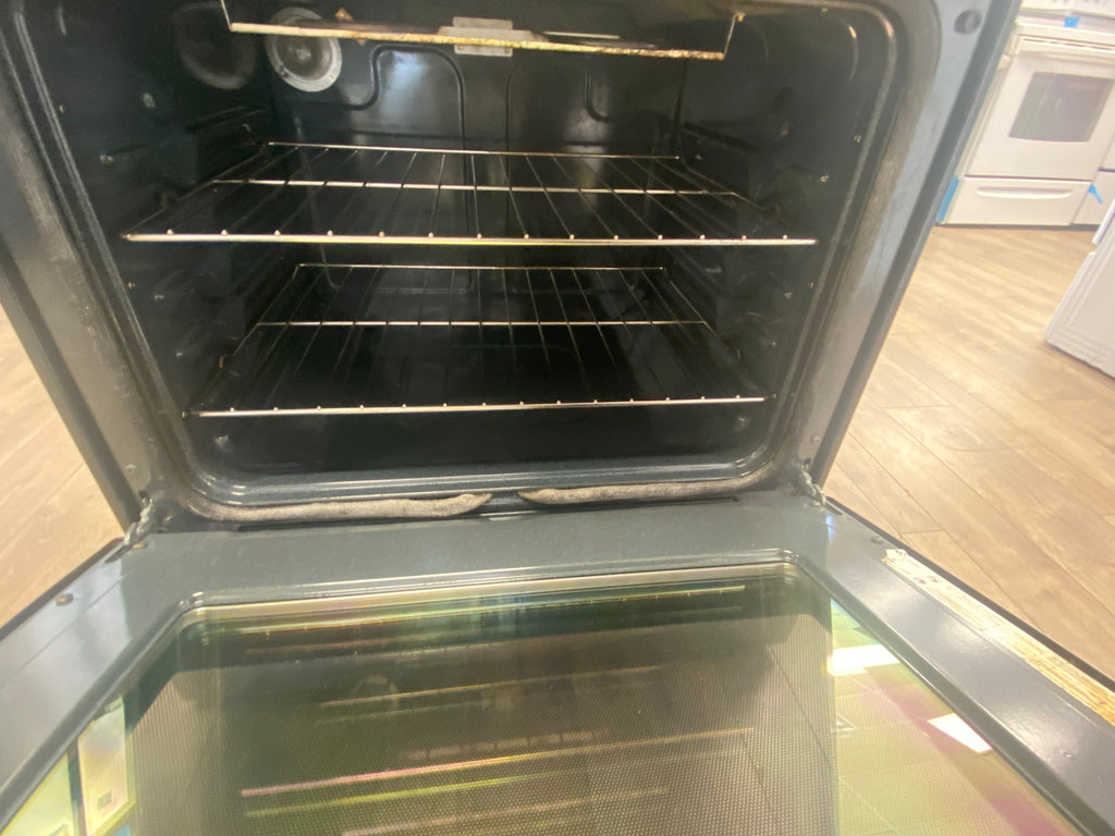 GE Slide in Glass top stove, "Refurbished" Stainless.