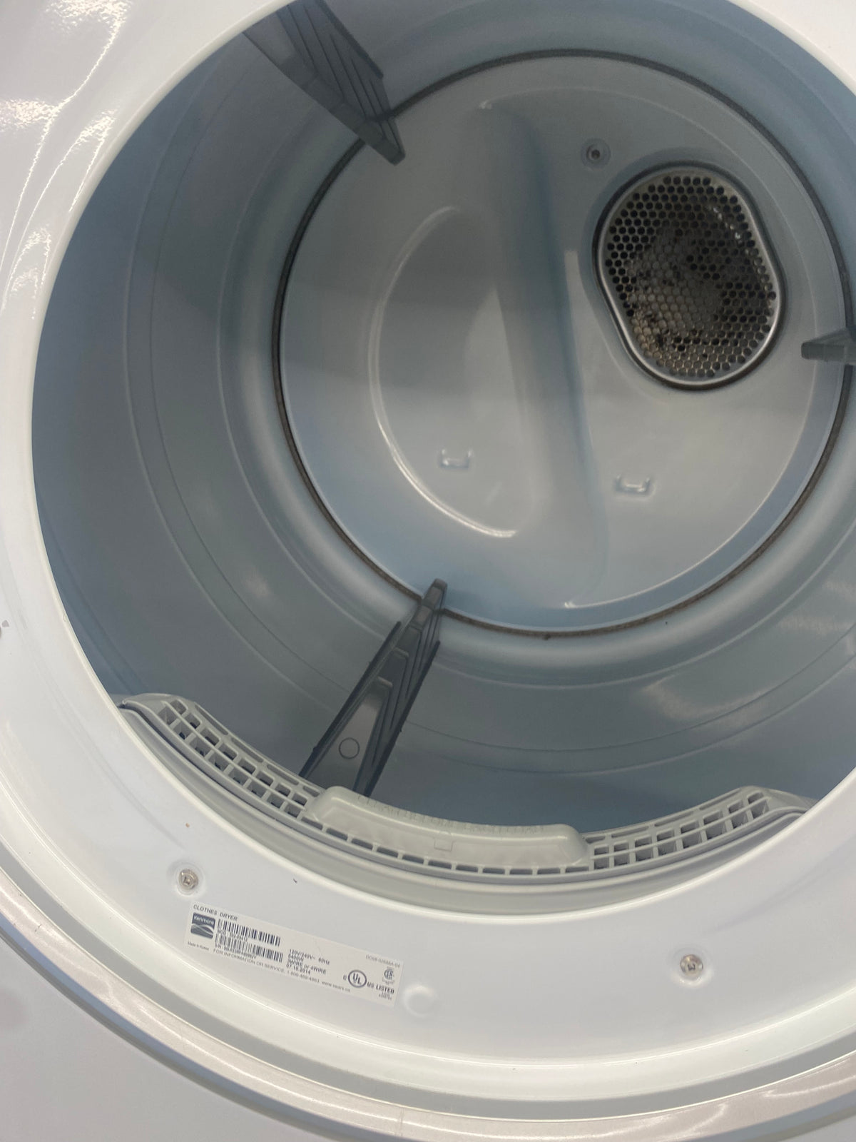 27” Kenmore dryer, white, (Refurbished)