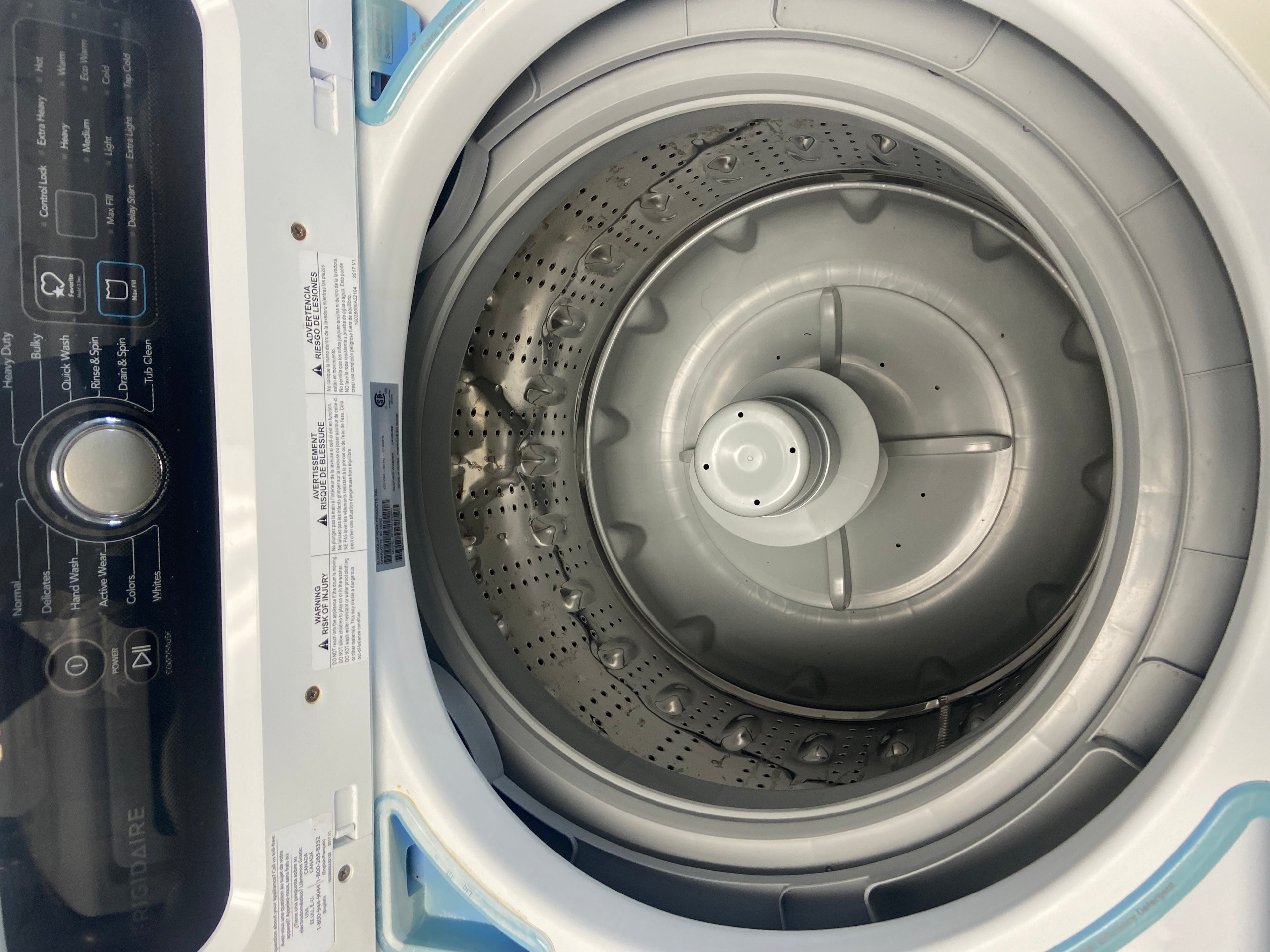 27” Frigidaire FFTW4120SW1 White Top Load Washer, 4.1 cuft "Refurbished"