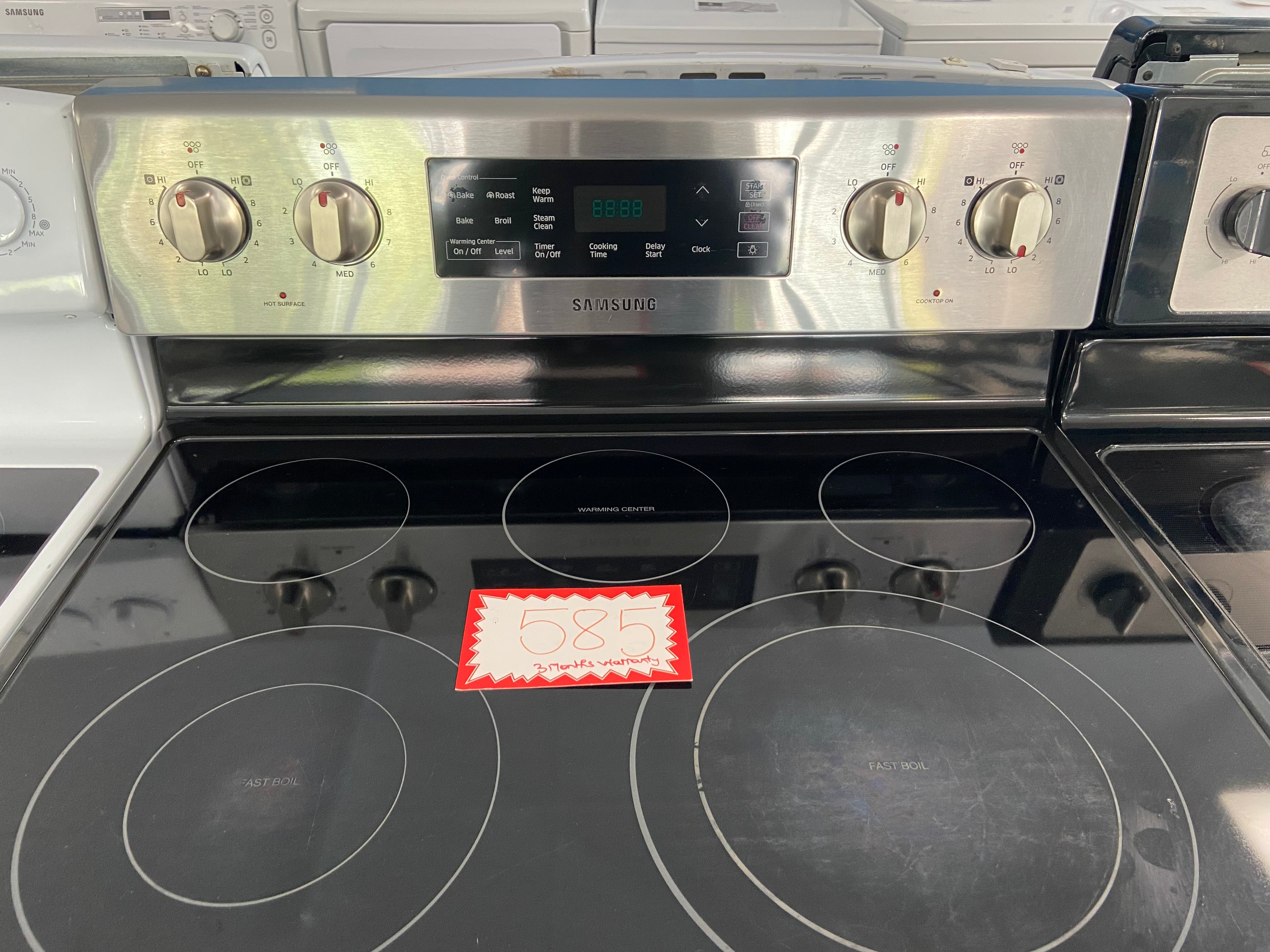 Stainless Samsung NE59K3321SS/AC Stove(Refurbished)