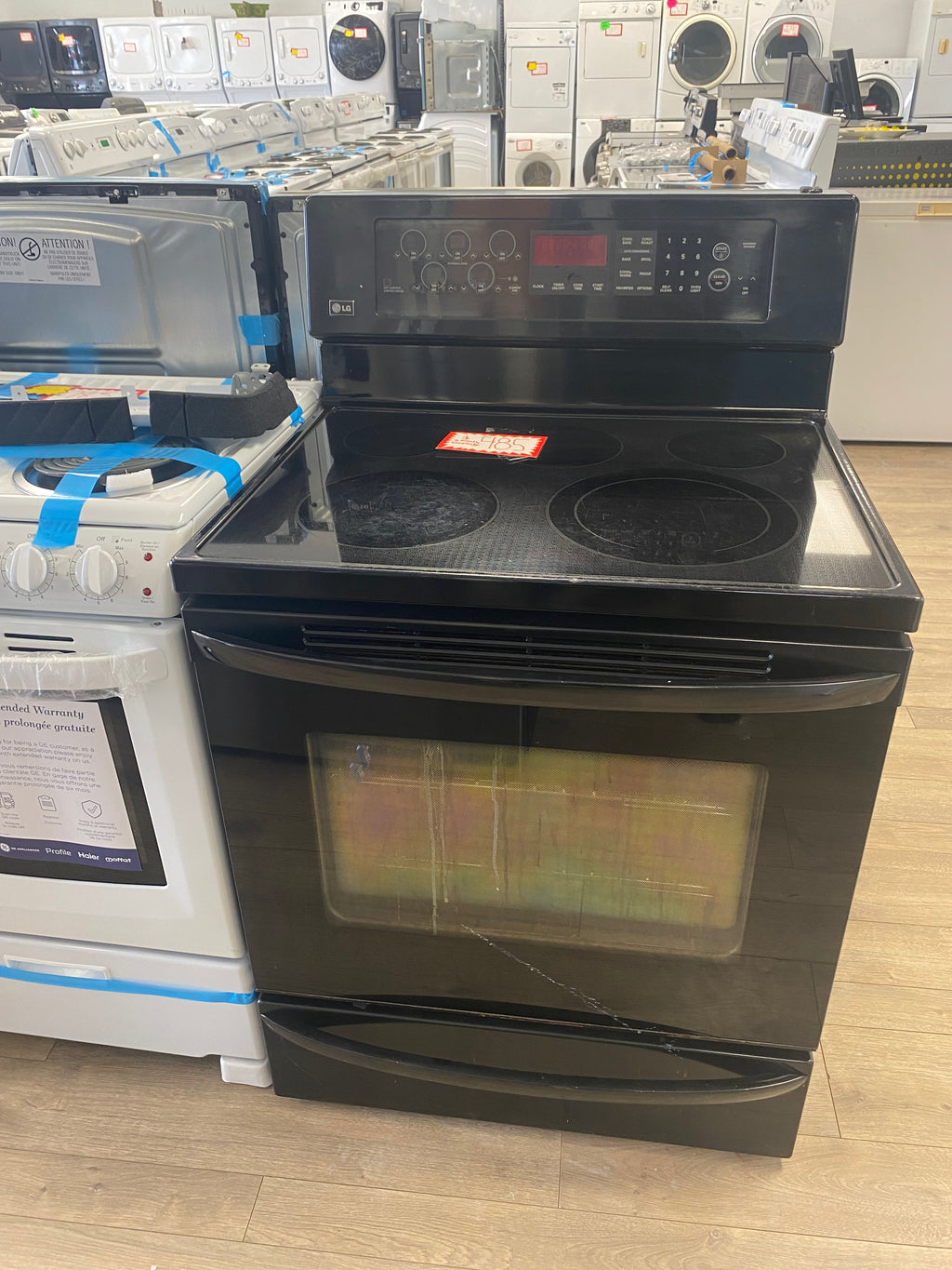 30” LG glass top stove