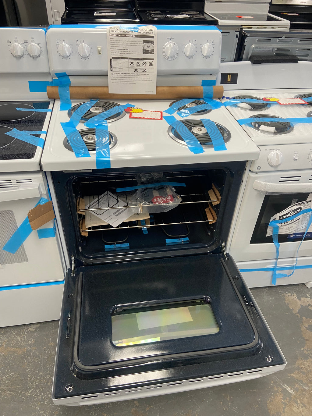 Moffat 30" Electric Freestanding Coil Top Range White - MCBS525DN2WW