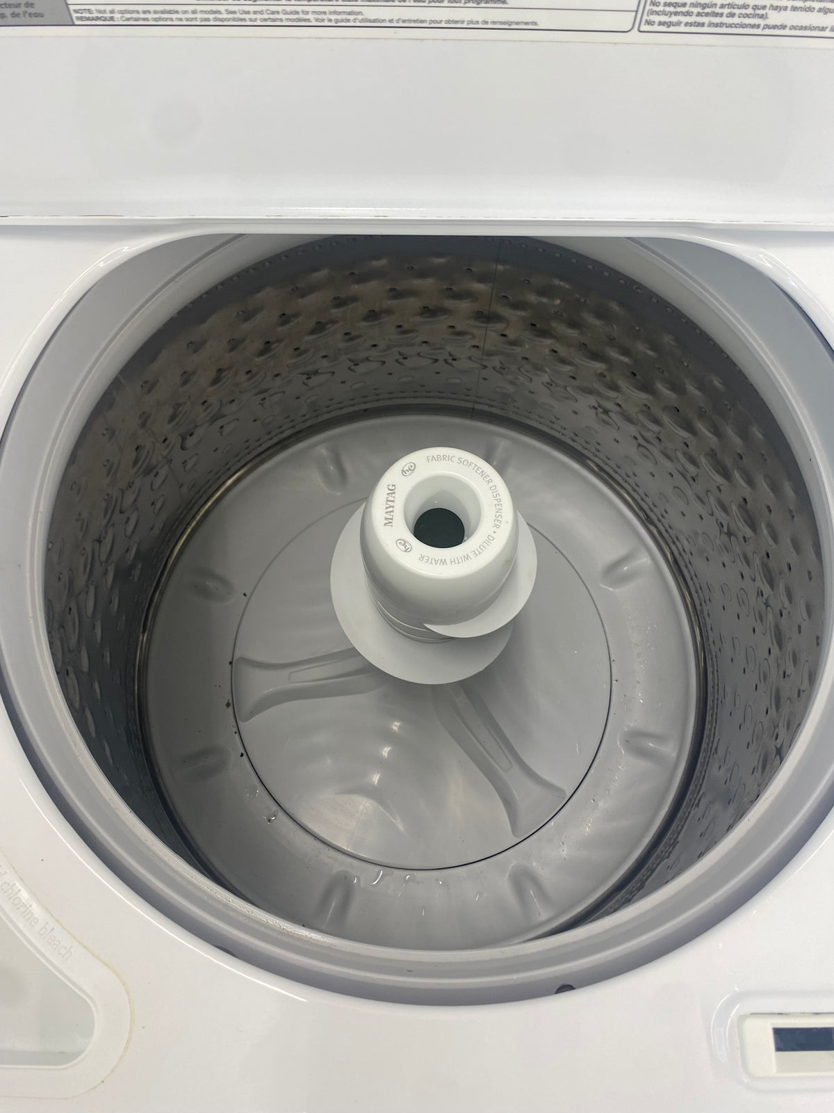 27” Maytag top load washing machine, White, "Refurbished"
