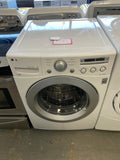 LG WM3050CW Front Load Washer, 1,200 RPM Washer Spin Speed, 7 Wash Cycles, 5 Temperature Settings, Water Heater, White colour