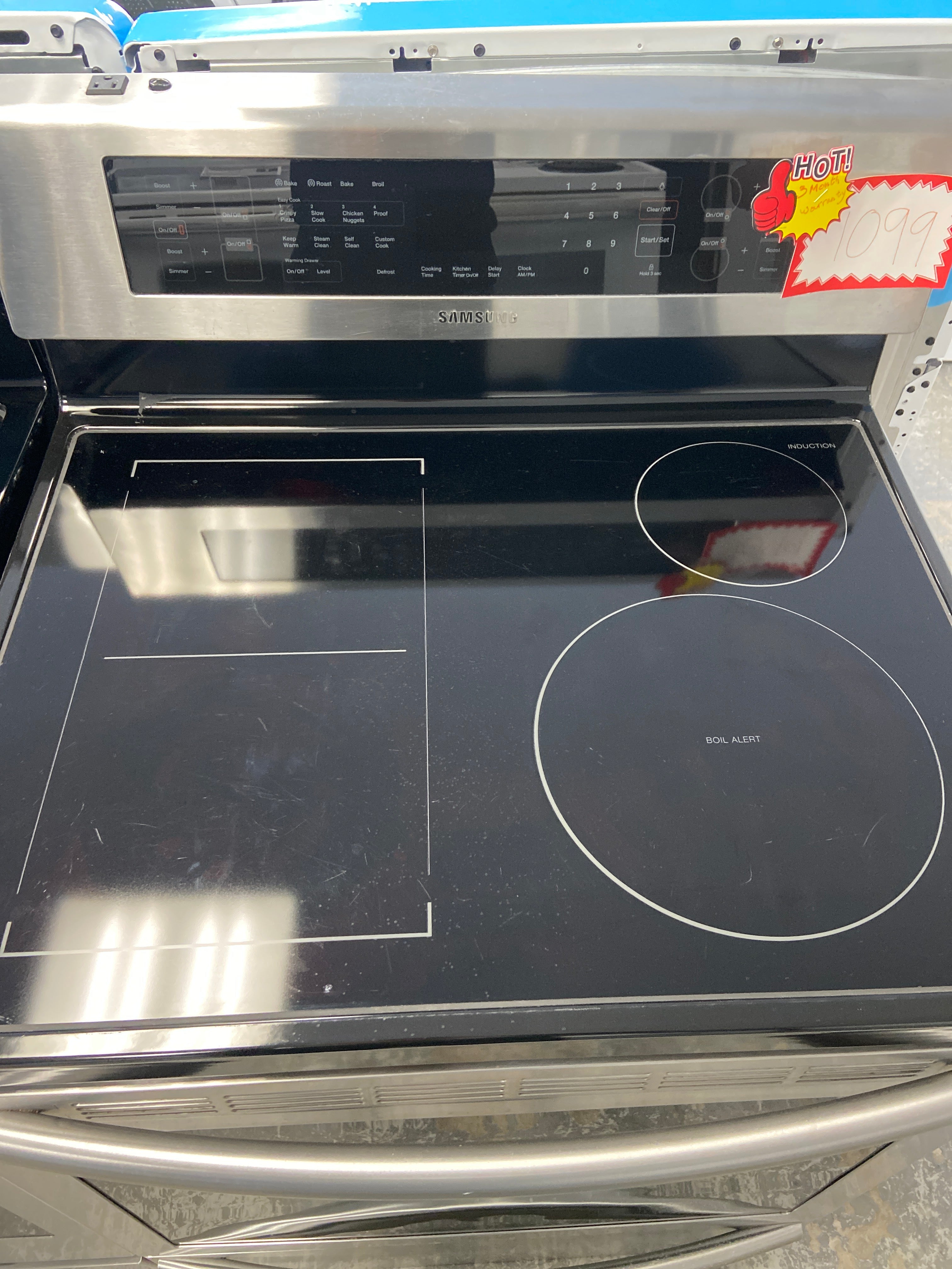 Samsung 30" Electric Freestanding Range with Storage Drawer Stainless Steel - NE597N0PBSR