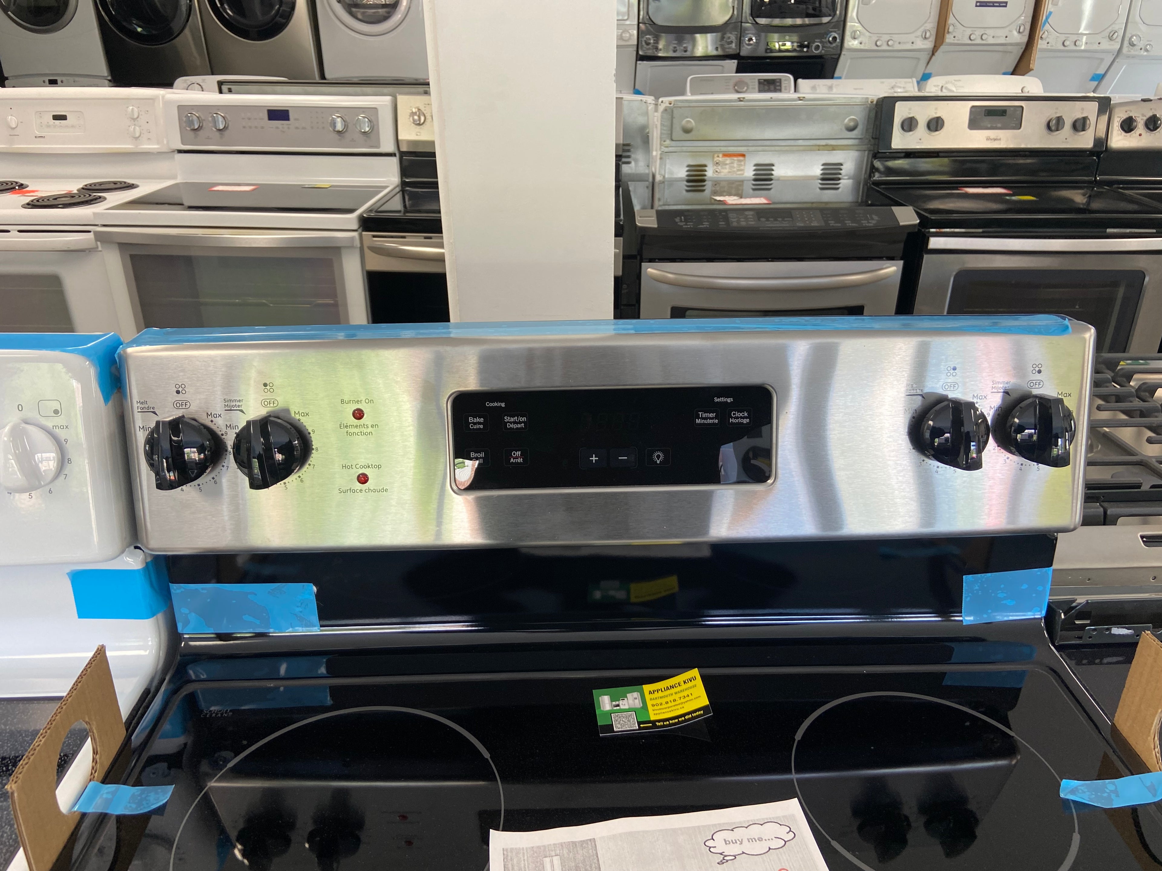 GE JCBS630SV2SS Electric Range, 5 cu. ft. Capacity, 30 inch Exterior Width, 4 Burners, Storage Drawer, Manual Clean, 2,000 W Highest Element, Stainless Steel colour