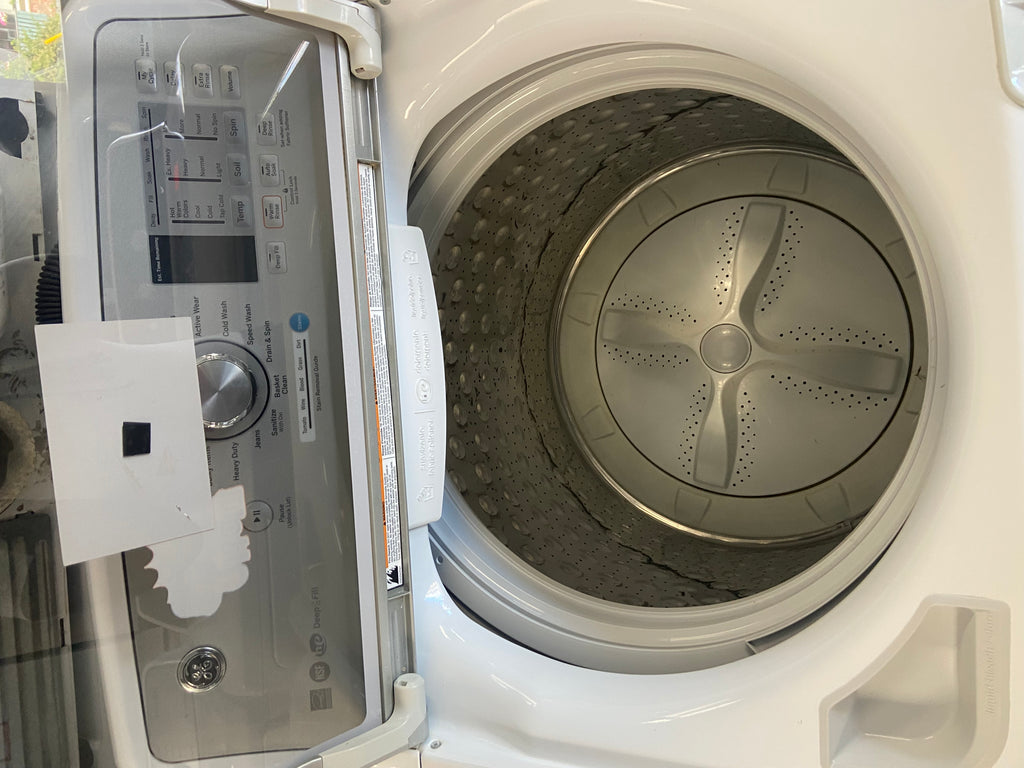 White 27” GE GTW680MM1WS Top Load Washer (Used)