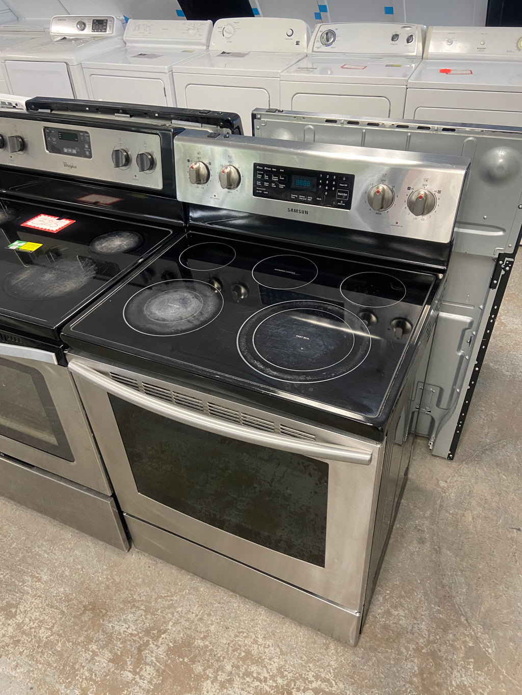 Stainless 30” Samsung NE59J3421SS/AC Glass Top Stove (refurbished)