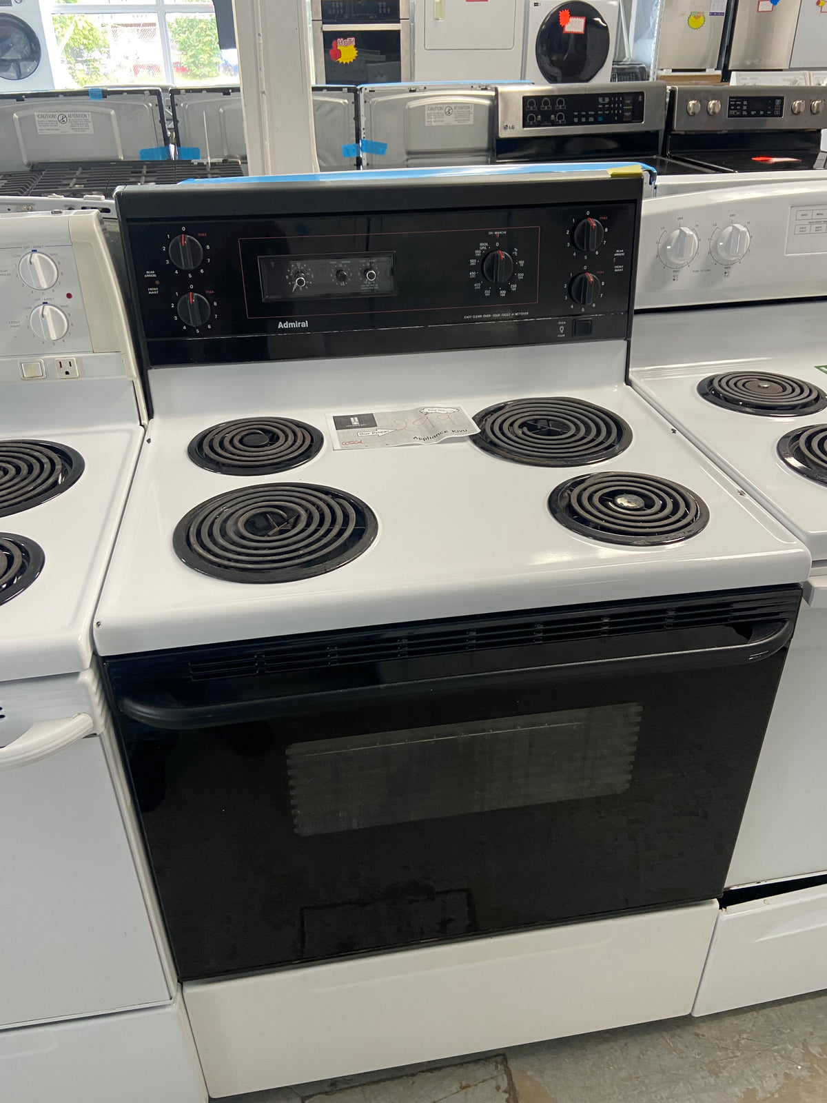 30” Admiral ADE33002 Coil Top Stove (Refurbished)