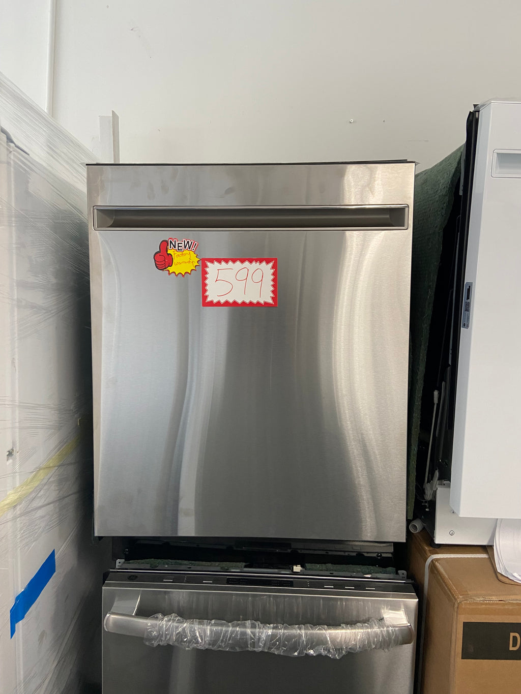 24" Stainless steel GE dishwasher with Stainless Steel Tub GDT225SSL2SS 51 dBA - ENERGY STAR® "New" built in