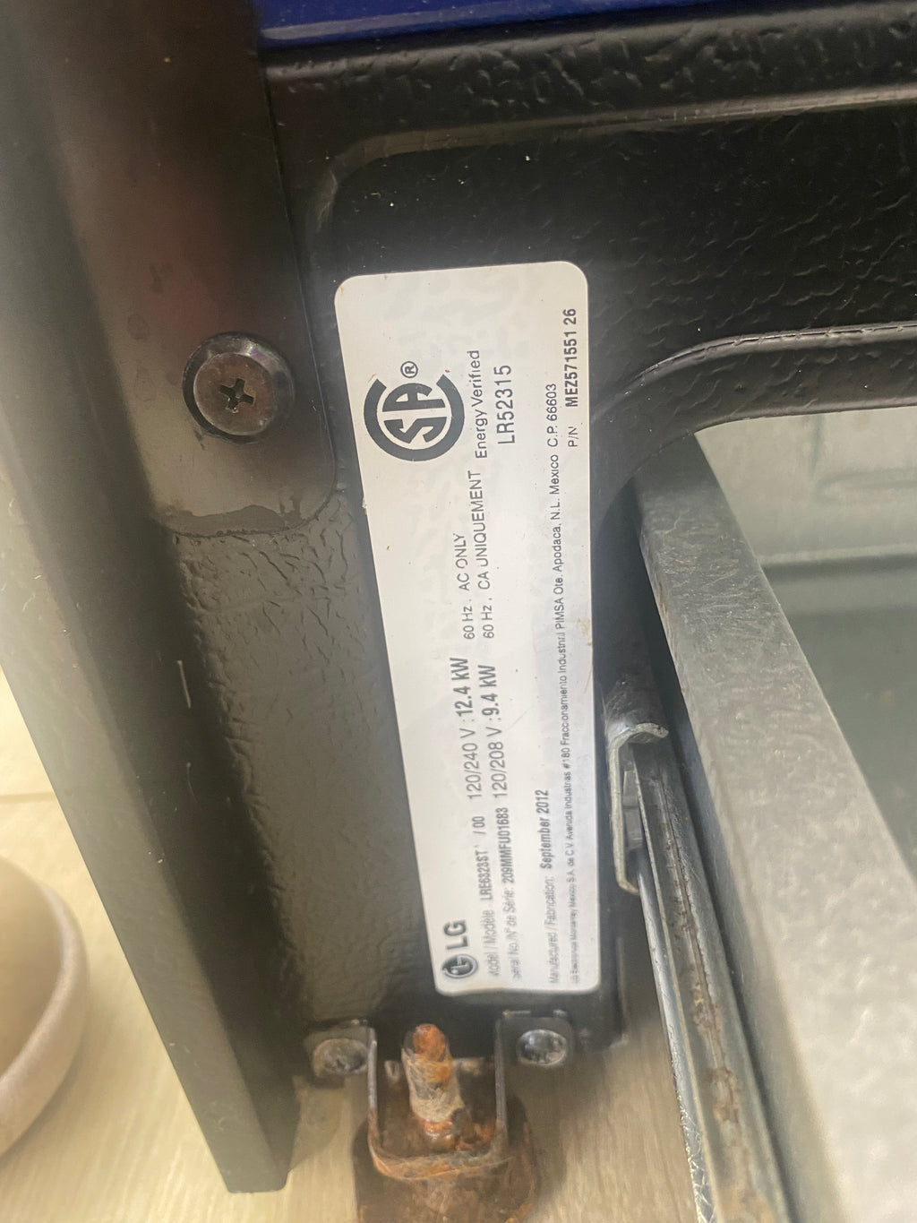 30” LG Glass top stove, Stainless, "Lightly Used"