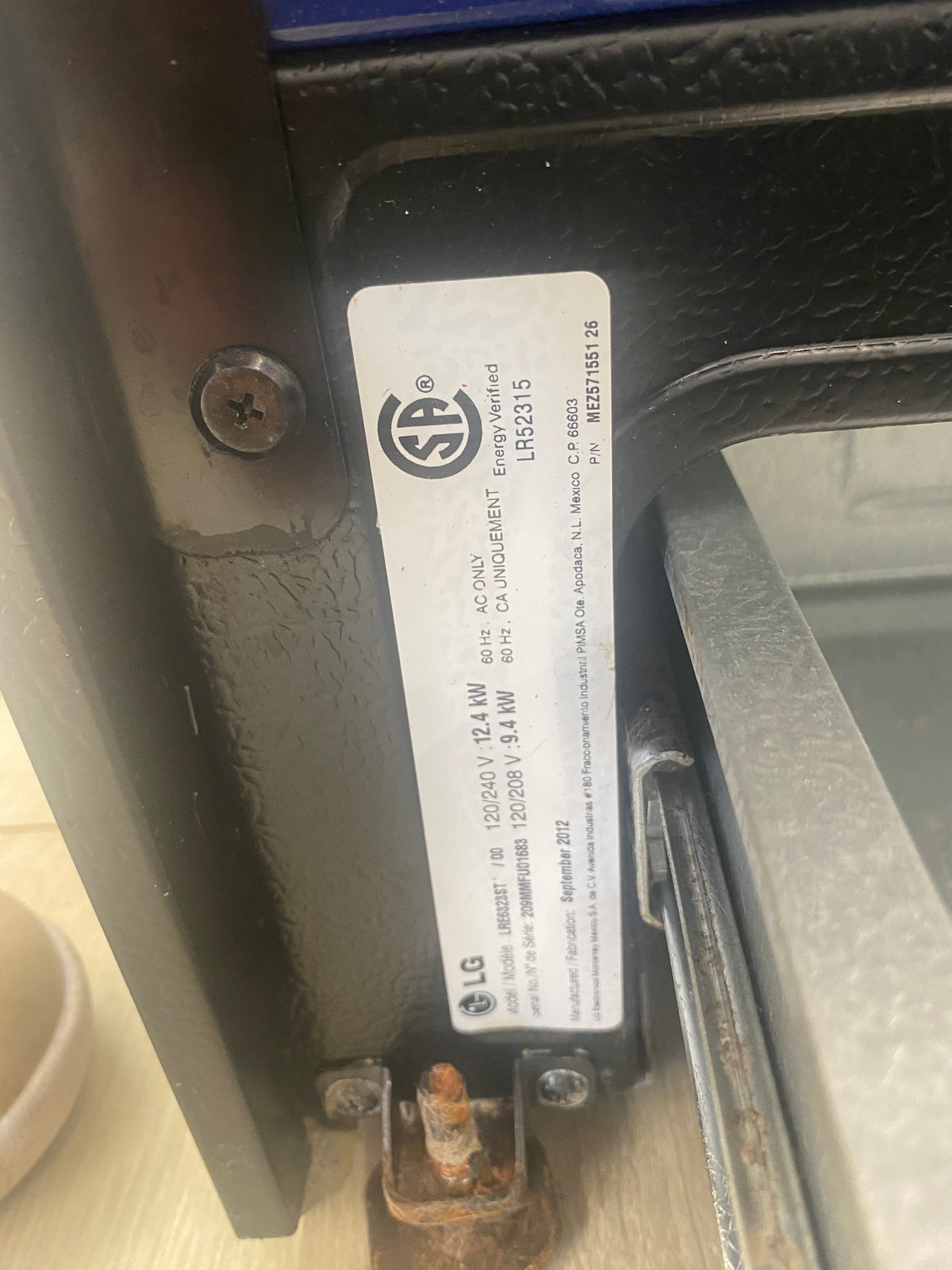 30” LG Glass top stove, Stainless, "Lightly Used"