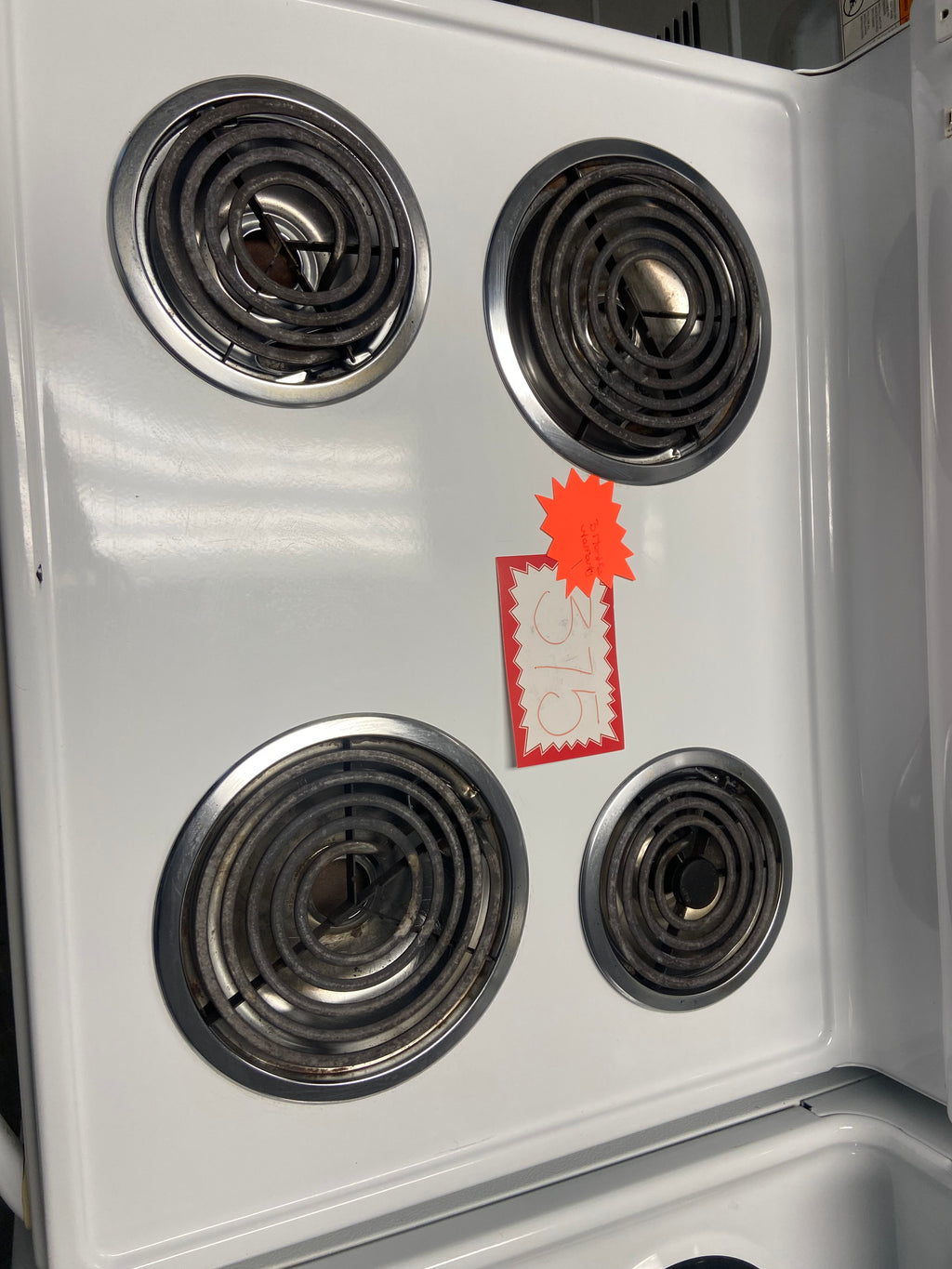 Maytag 30" Electric Freestanding Coil Top Range White - MER4351ACW