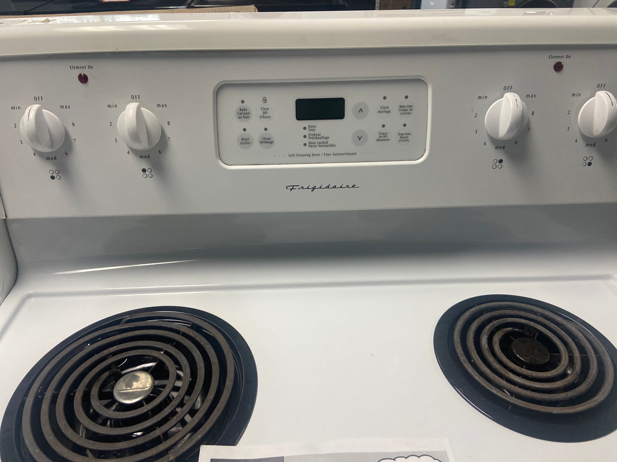 Frigidaire coil top stove, CFEF357CS1,  “Refurbished”, 3 Months Warranty