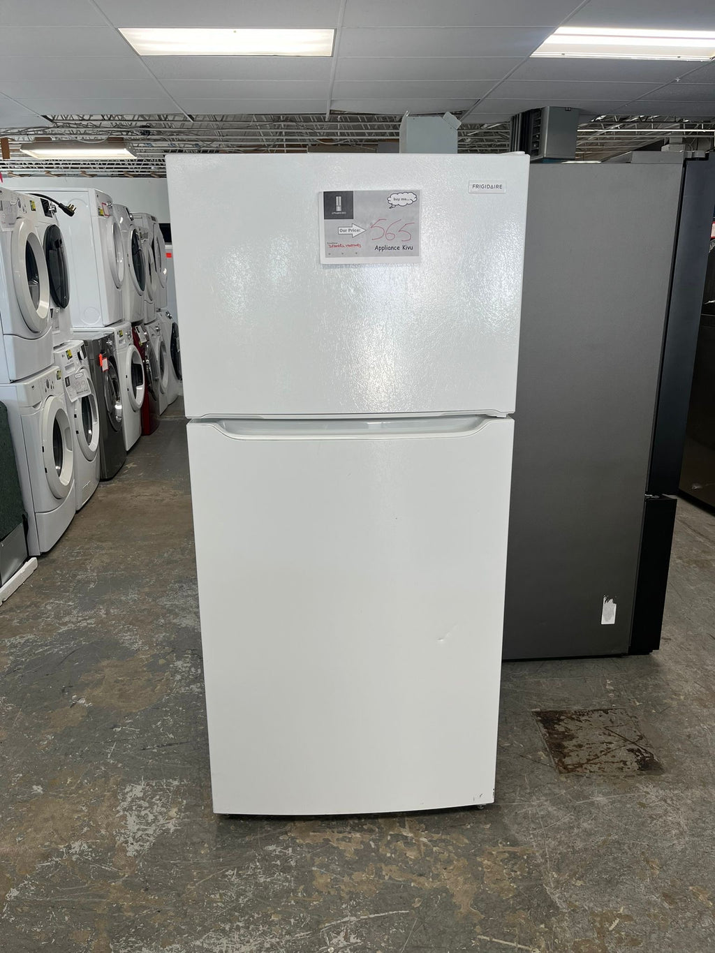 Frigidaire FFHT1814YW1 White Top Freezer Refrigerator, 30 inch Width, 18.2 cu. ft. "refurbished"