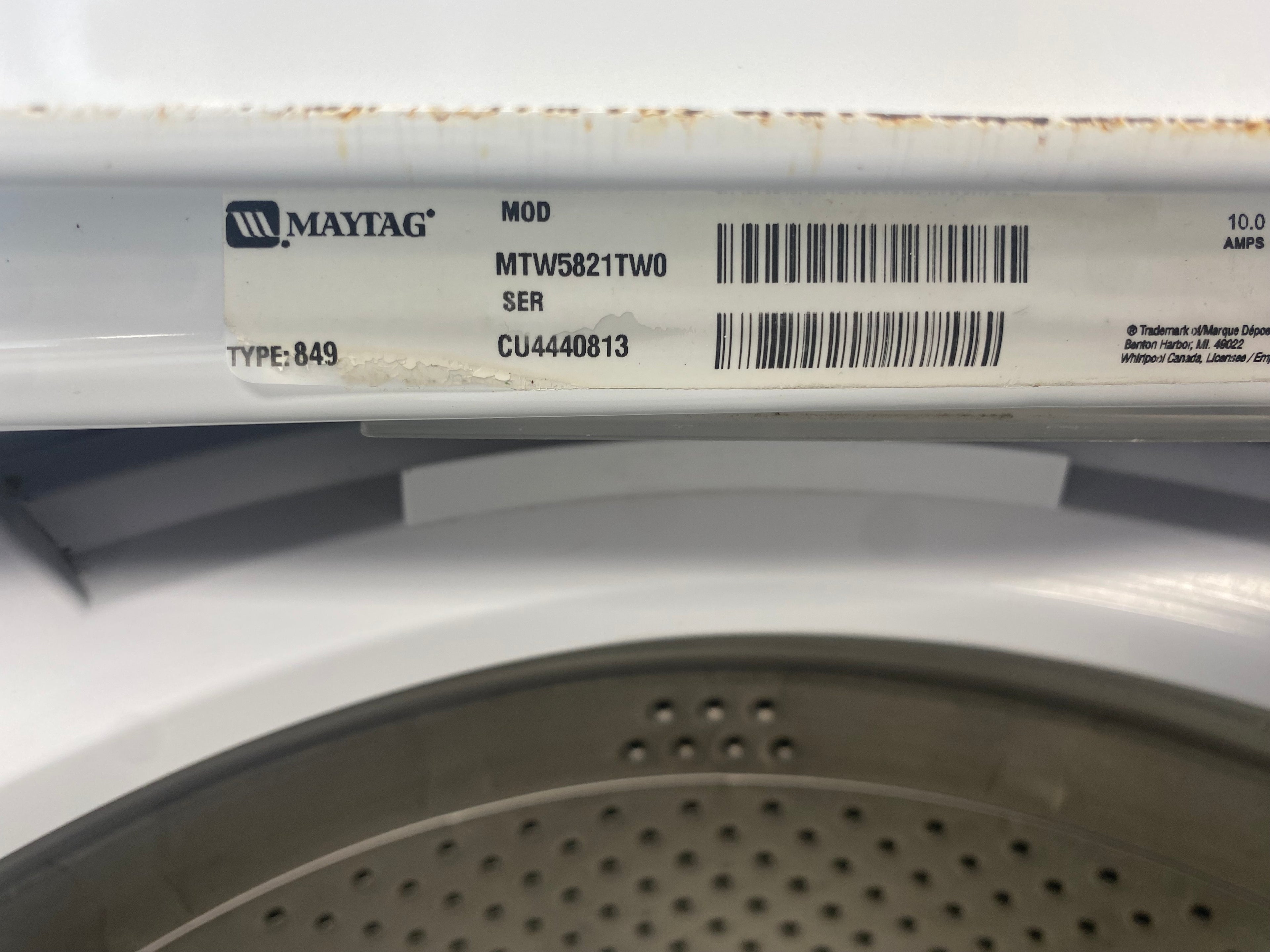 Kenmore top load washer , white "Refurbished"
