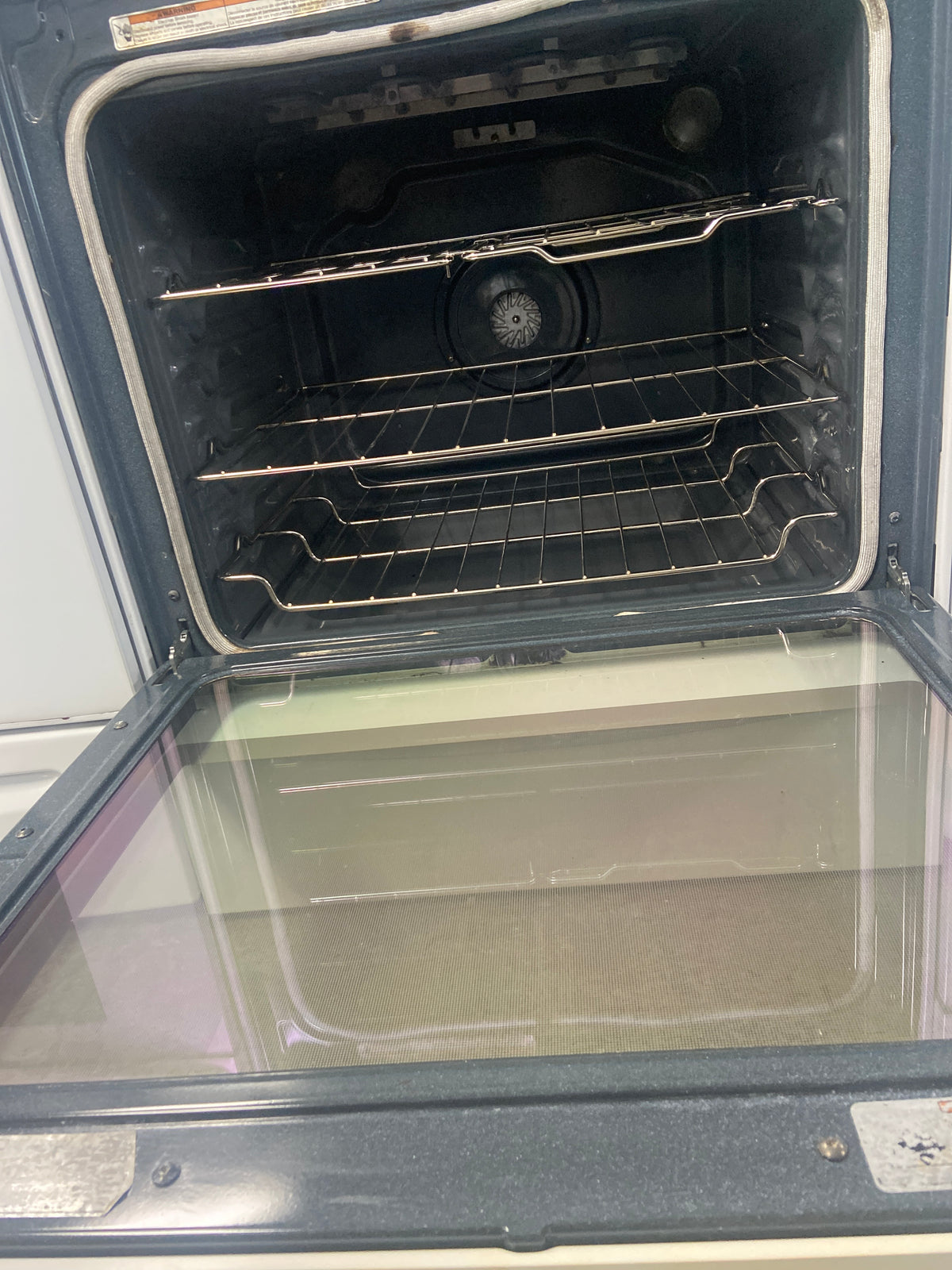 Whirlpool glass top stove, YWFE745H0FH0, “Refurbished”, 3 Months warranty