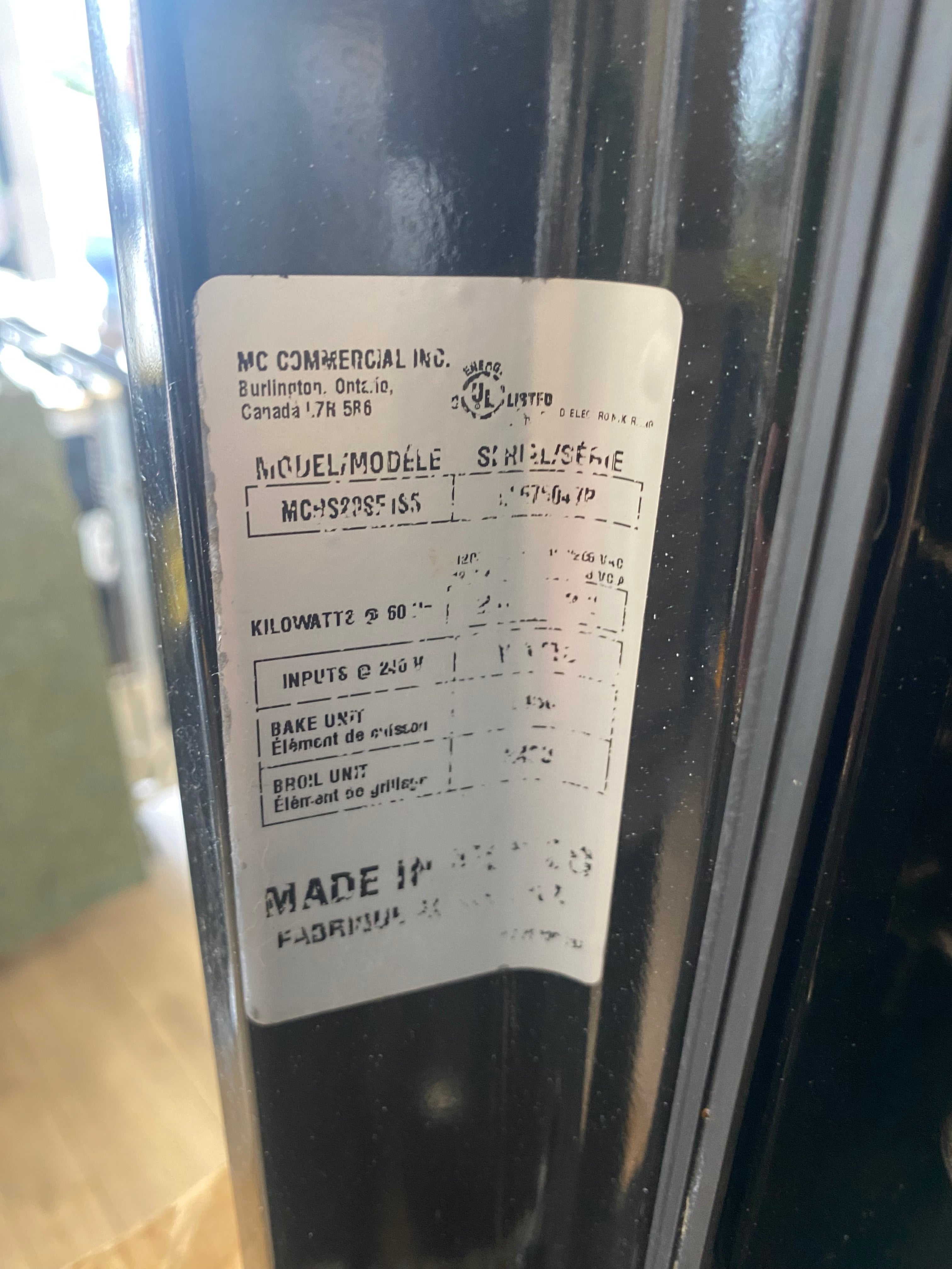 24” Wall Oven Stainless,