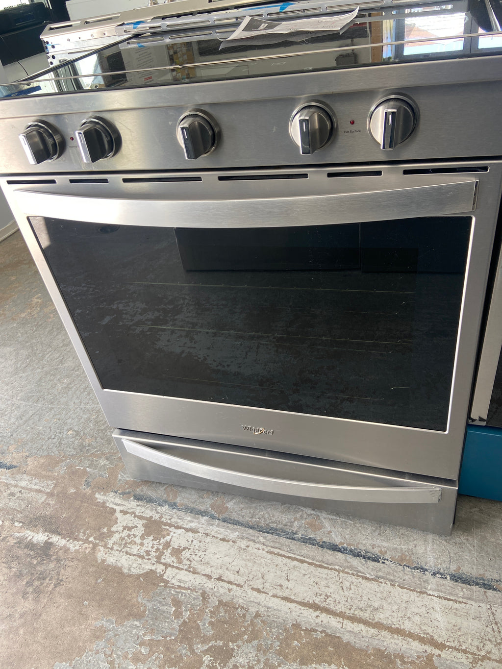 Whirlpool slide in stove, YWEE5OHOHZ, “Refurbished”, 6 Months Warranty